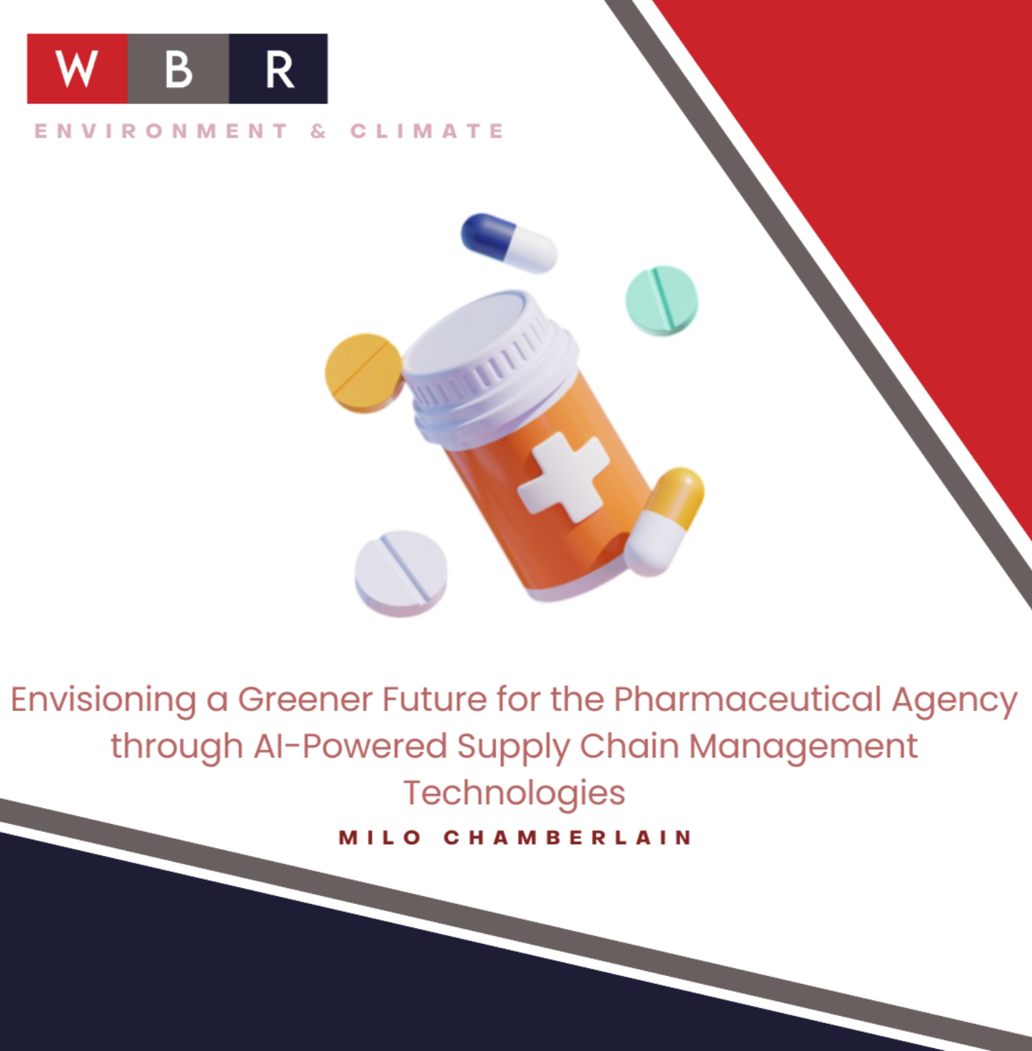 Envisioning a greener future for the Pharmaceutical industry through AI-powered supply chain management technologies