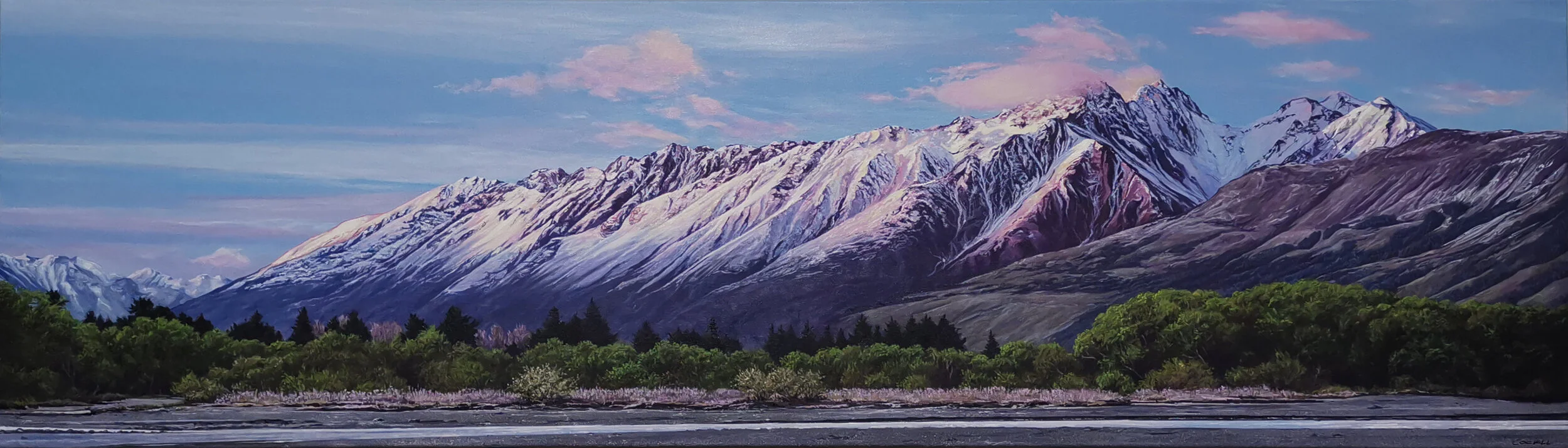 Tooth Peaks - Glenorchy - 1370 x 400mm