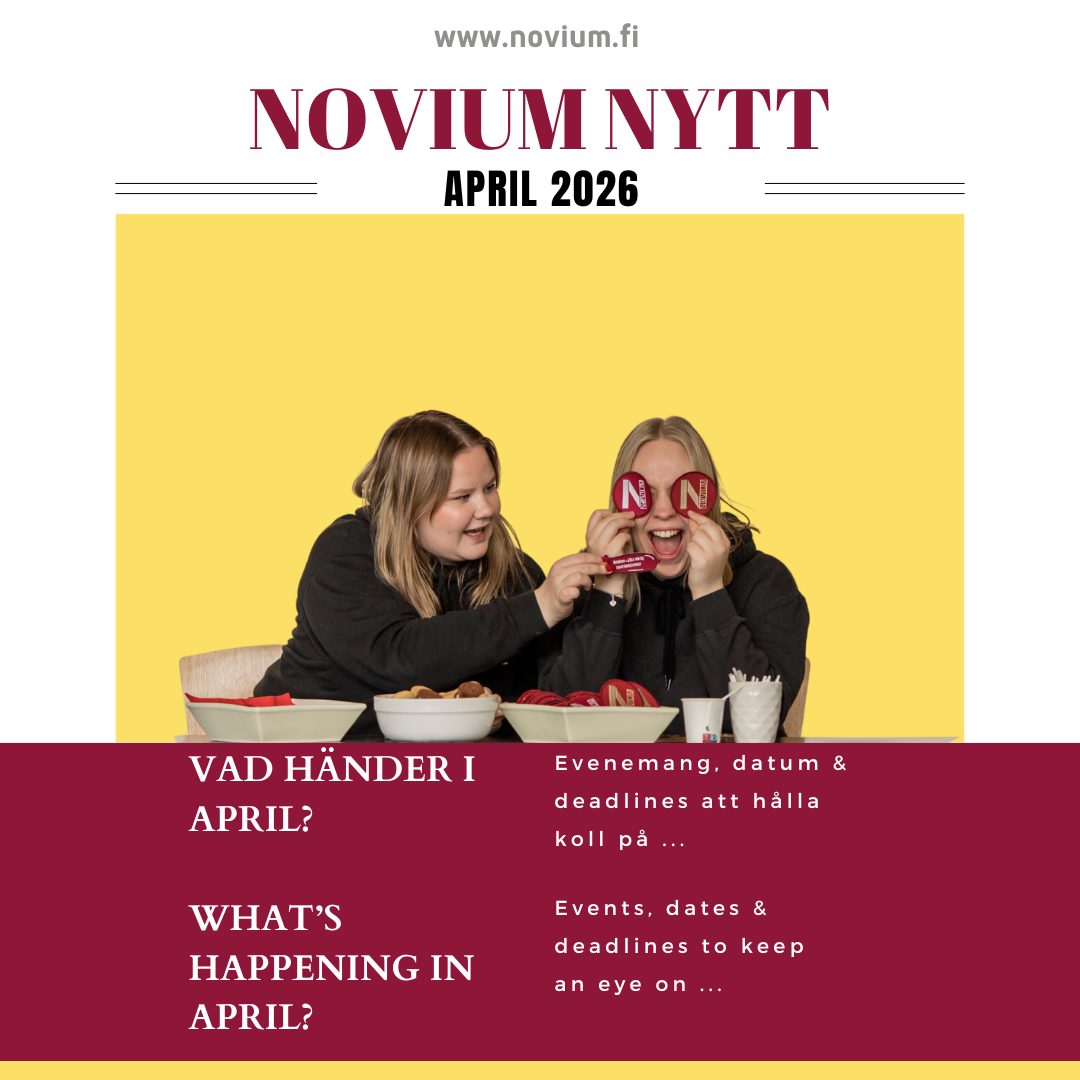 Novium Nytt - April 2026