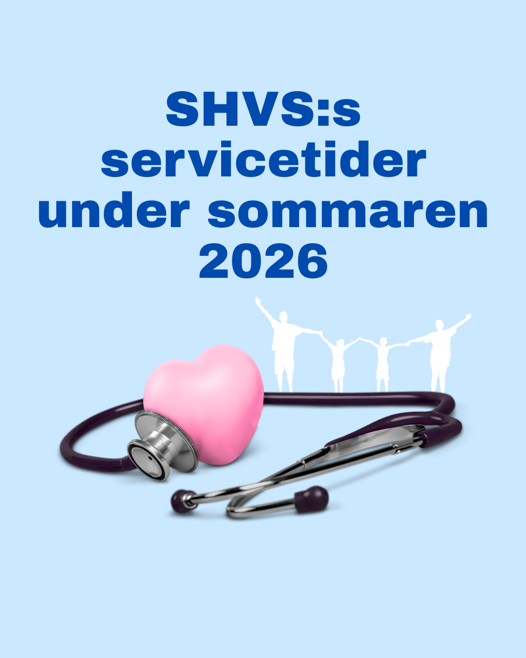 SHVS:s servicetider under sommaren 2026