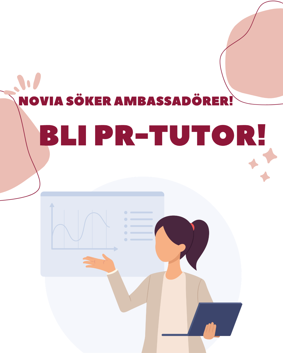 Bli Novias nya ambassadör – sök till PR-tutorutbildningen!