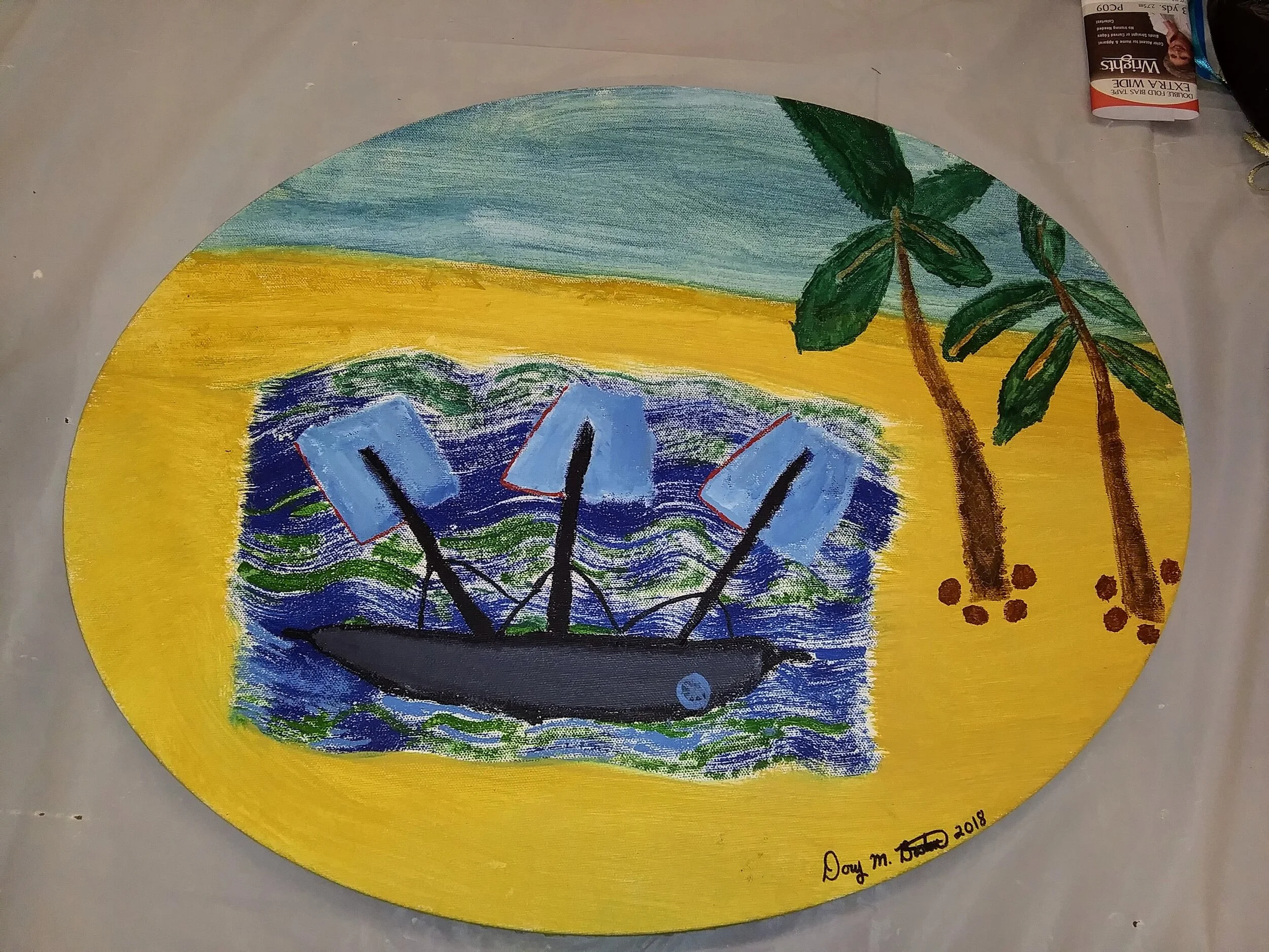  "Sailboat Island" 002-2018