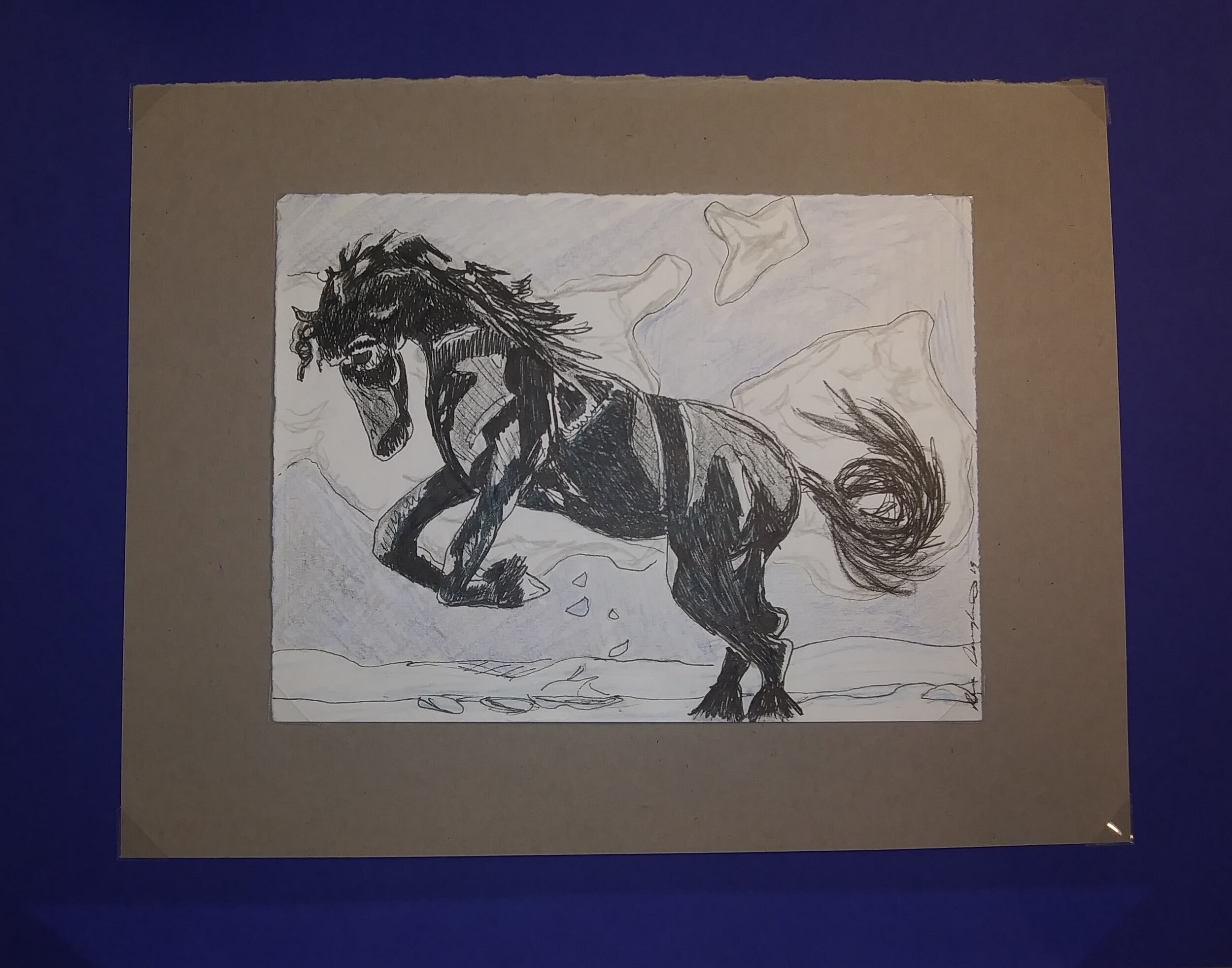 "Snow Stallion"  PD 036-2019