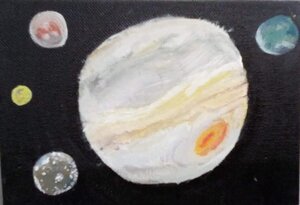 “Jupiter and 4  Moons”  019-2019