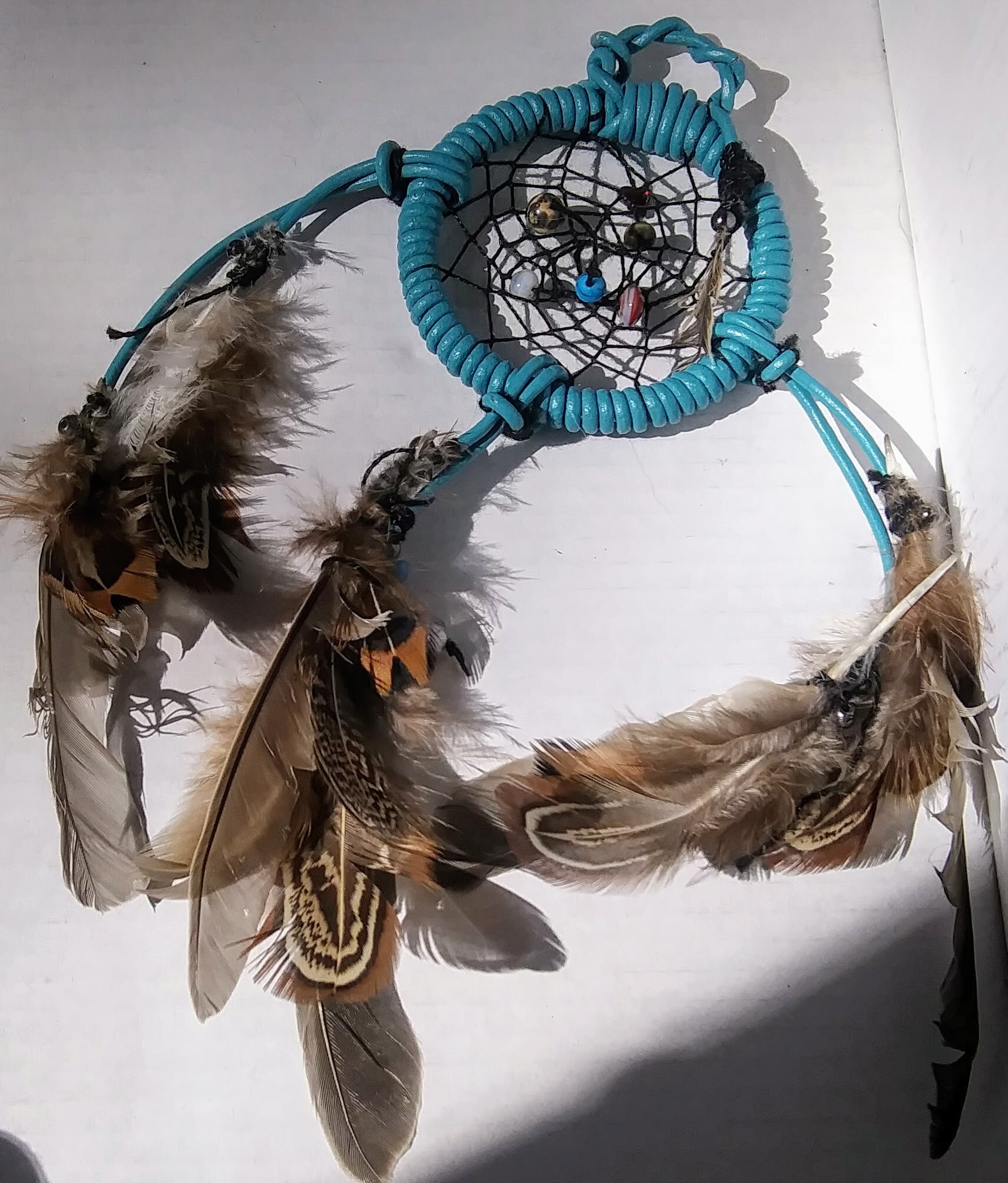 Blue/Brown Dream Catcher txt 002-2019