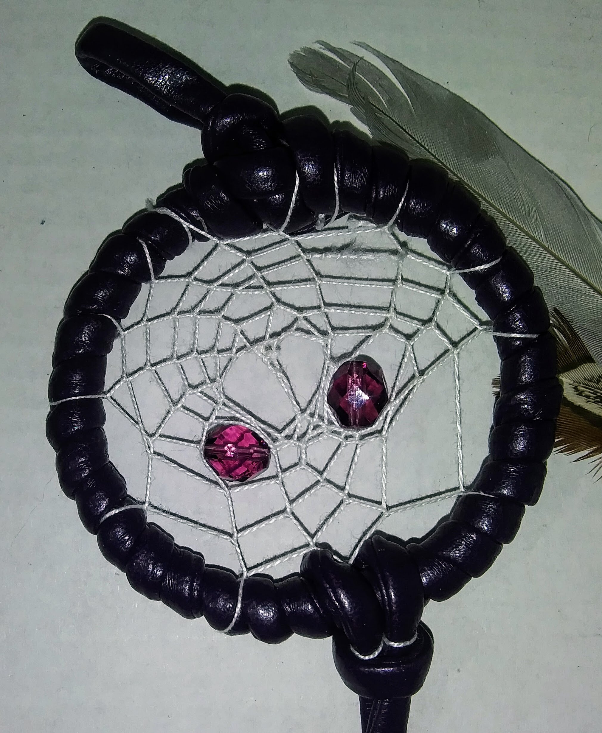 Purple Heart Dream Catcher txt 005-2019