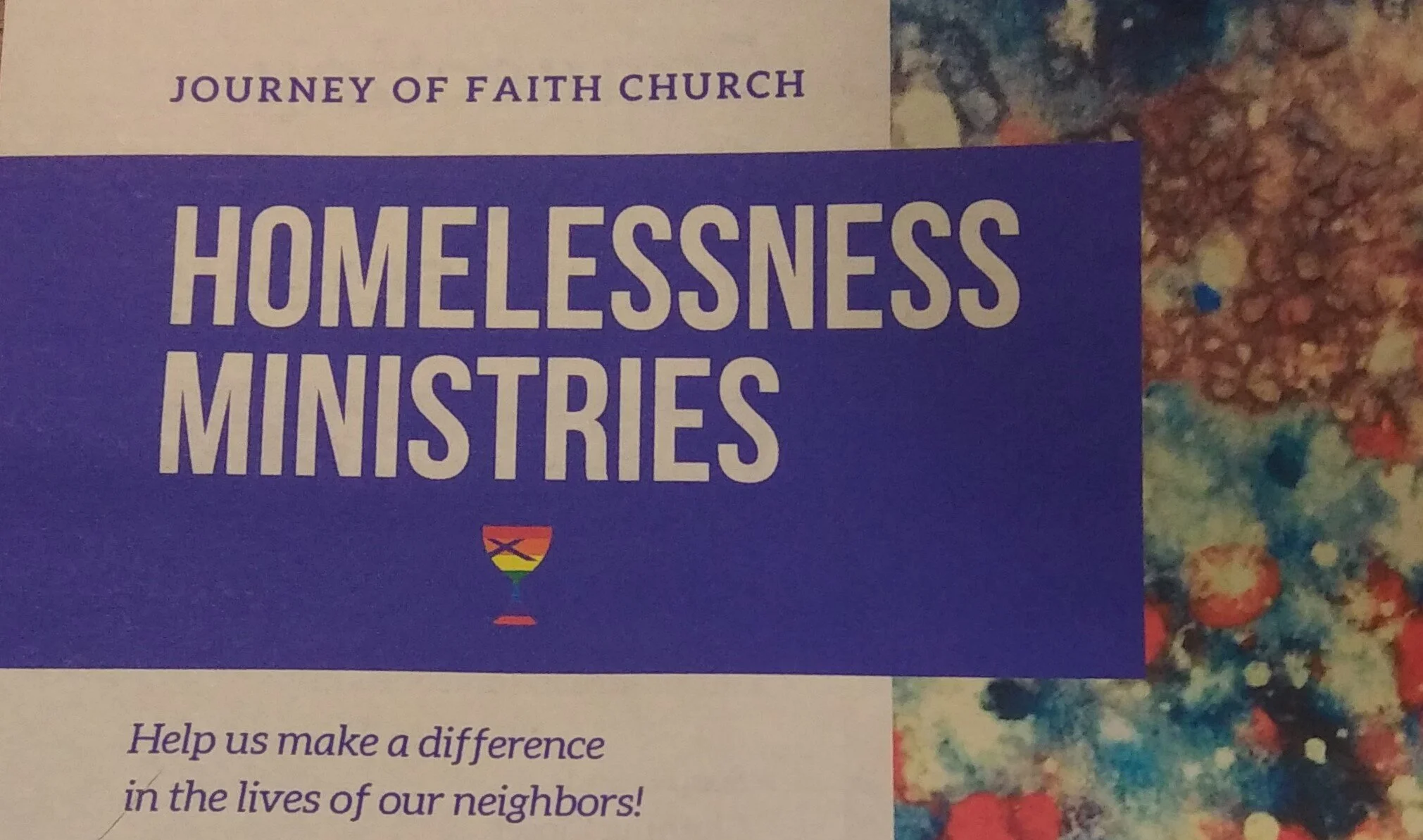 What is Art on a Journey Gallery and Homeless Ministries?
