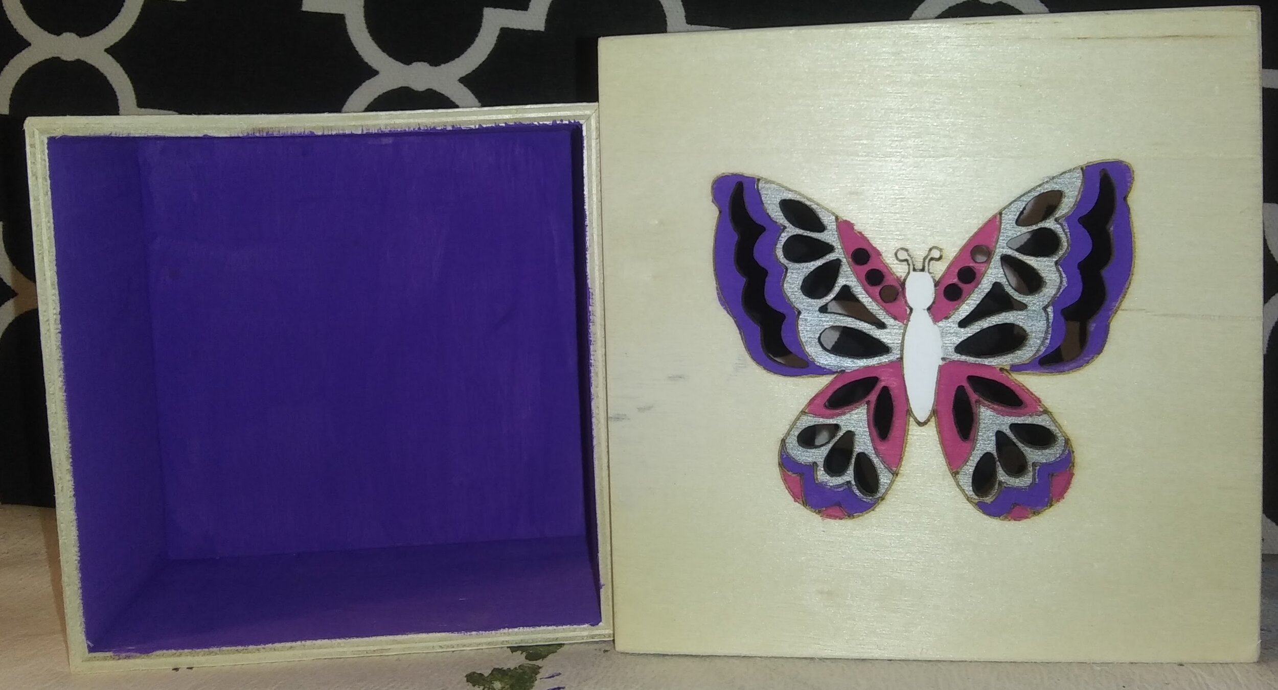 Purple Butterfly Box txt 013-2020