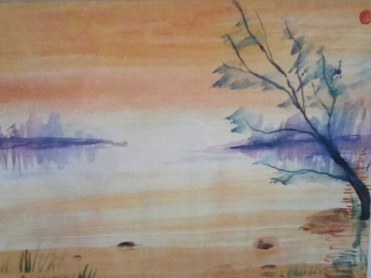 "Japanese Style Watercolor" 008-2020
