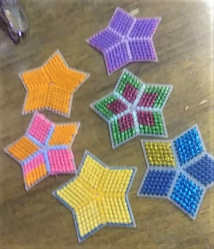$10 for 6 Yarn Stars