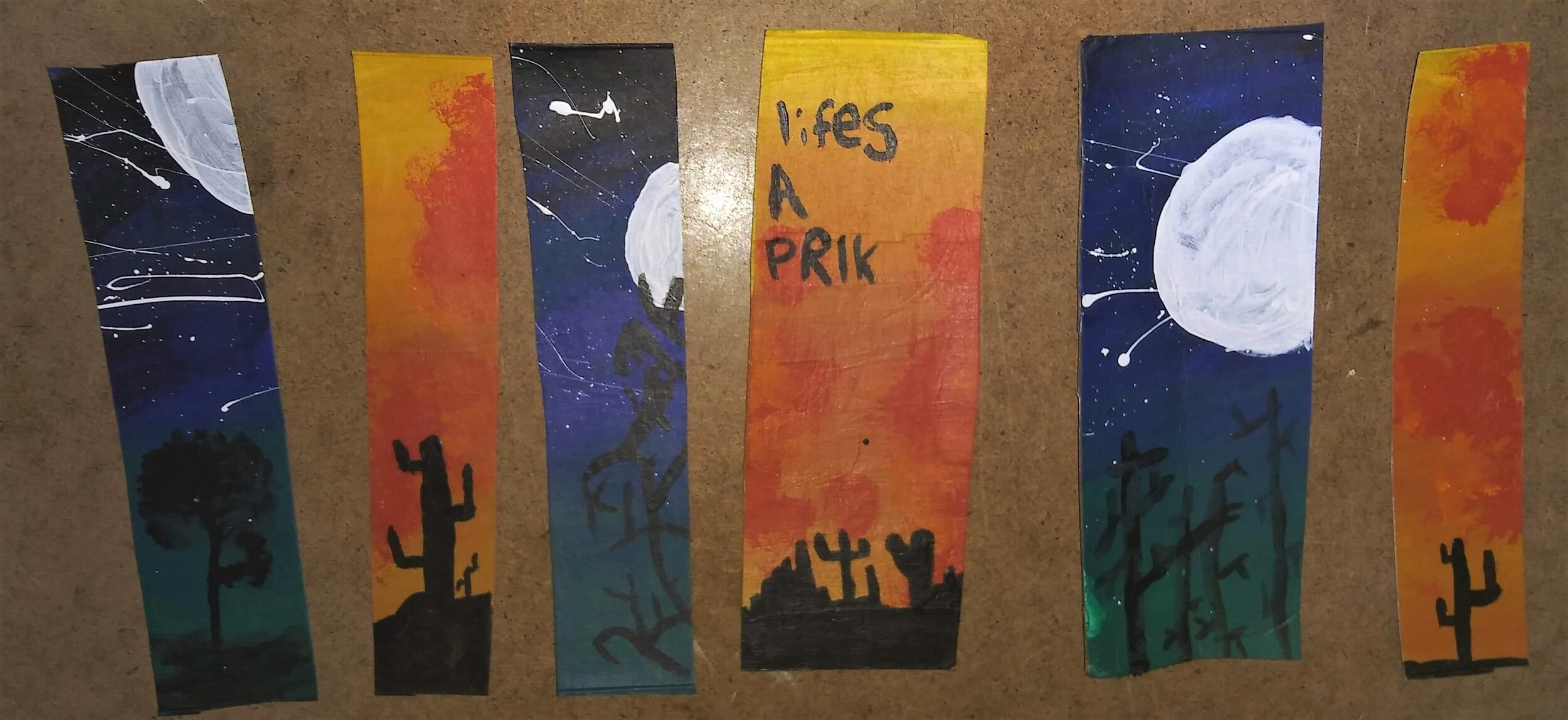 $5 each Hand Painted Bookmarks
