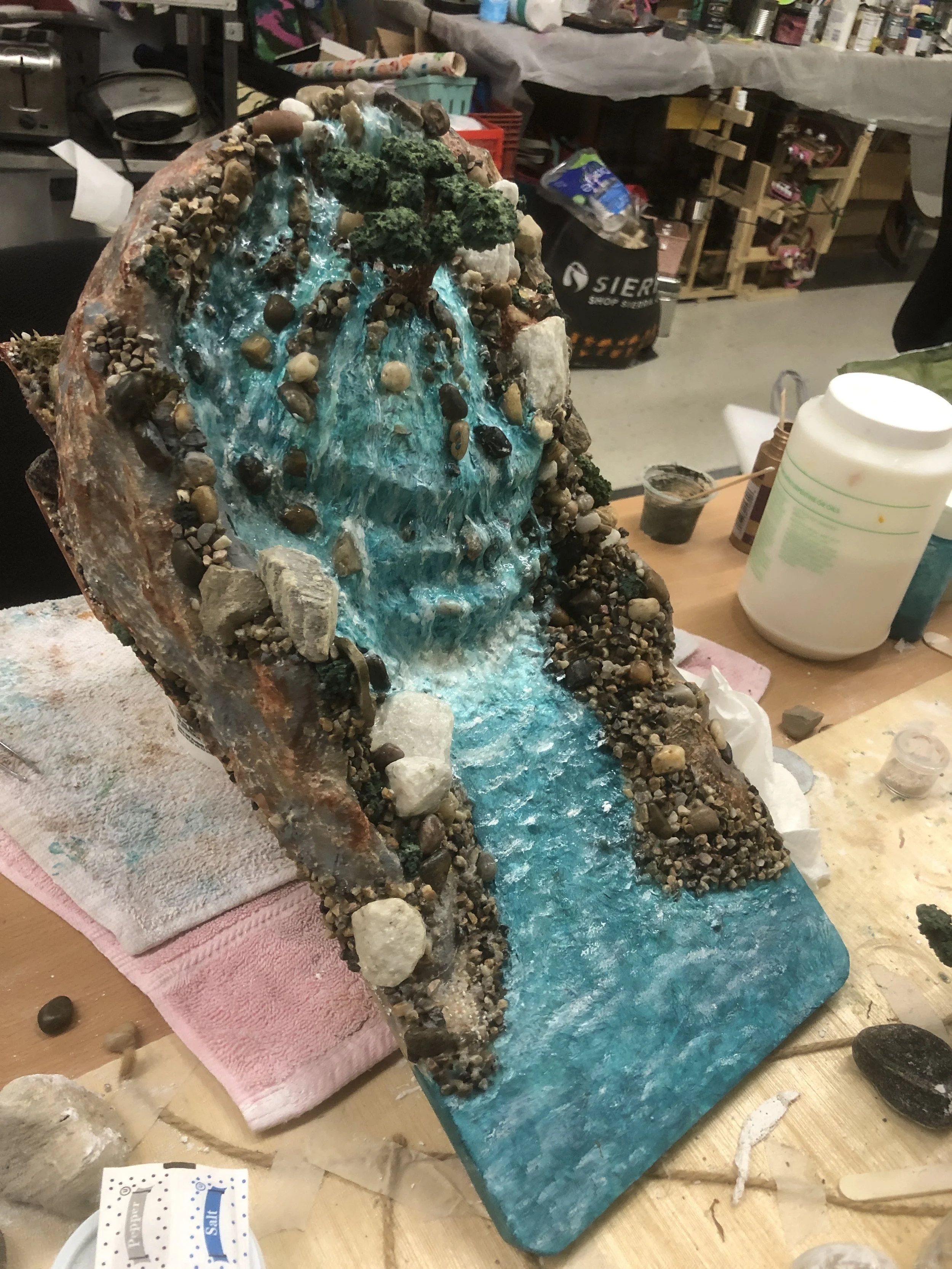 Waterfall Sculpture