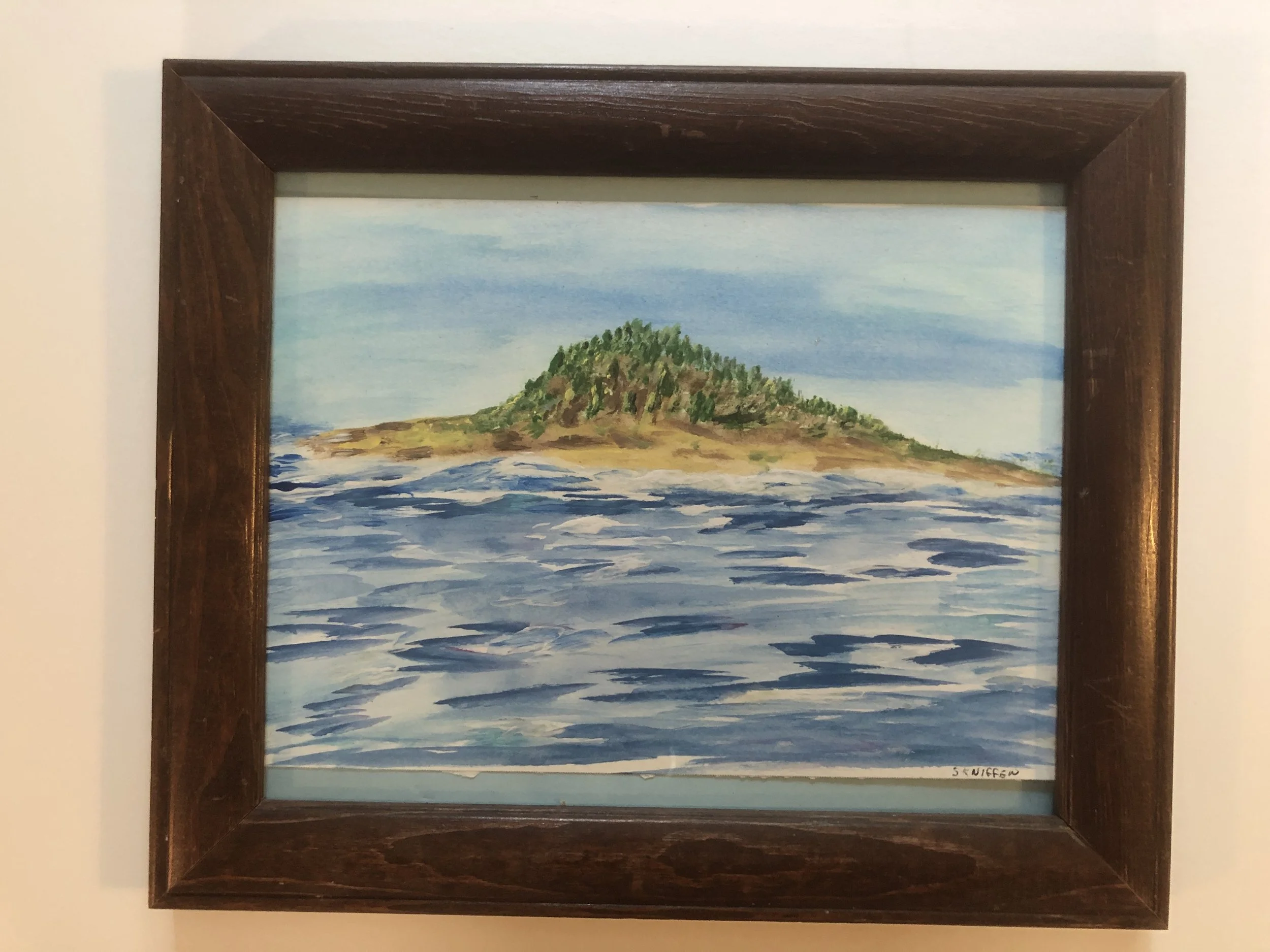 “Deserted Island with Trees” 001-2020