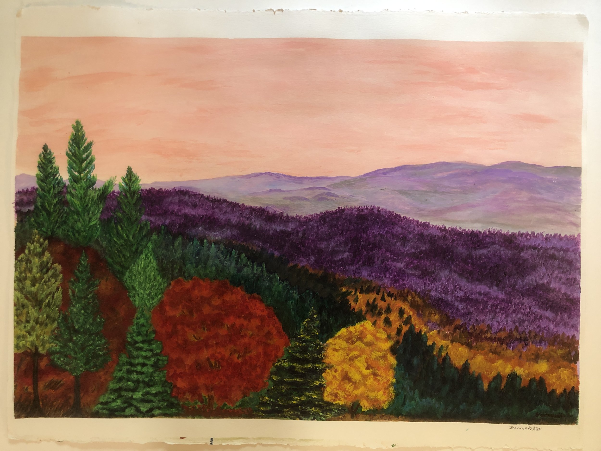 Smoky Mountains Fall Forest