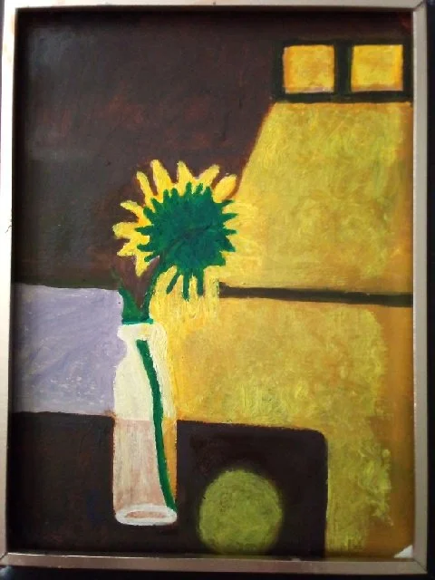 Sunflower and a Window