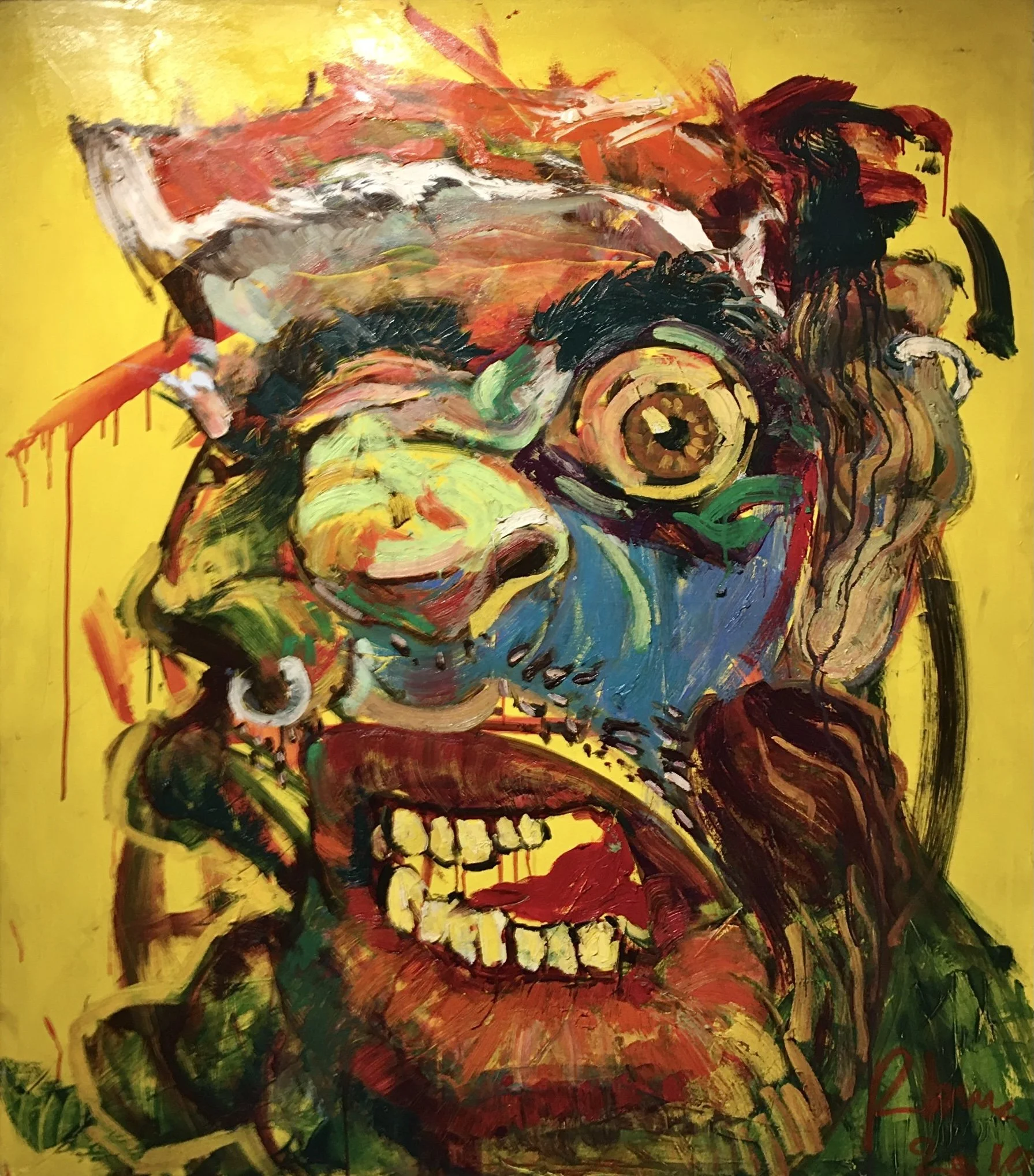 Me (2018). Oil on canvas. 115 x 130 cm