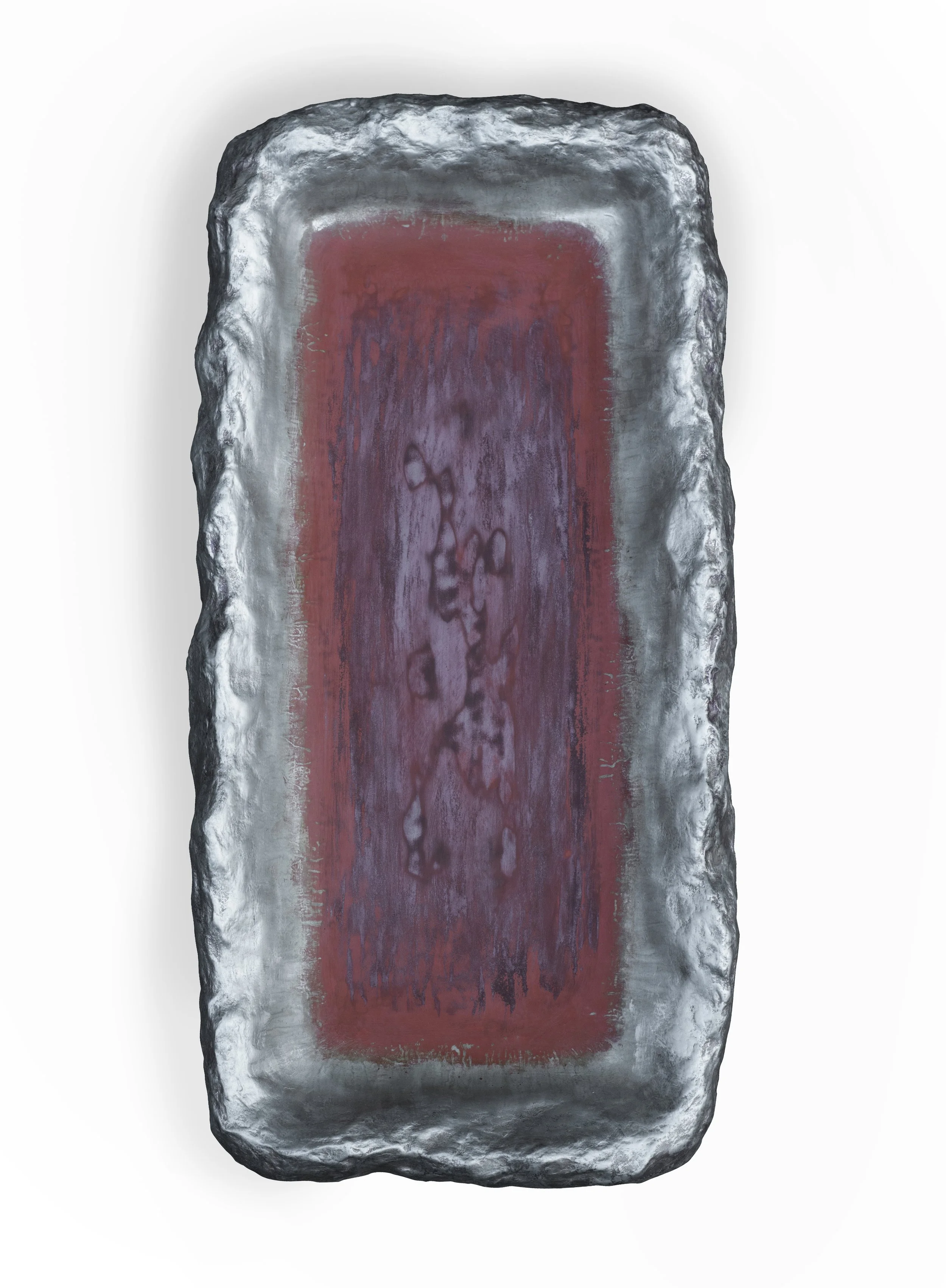 Trầm tích 7, sơn mài, cốt bột giấy giang trộn sơn ta. 80x40x12cm, 2022 ảnh mới.JPG