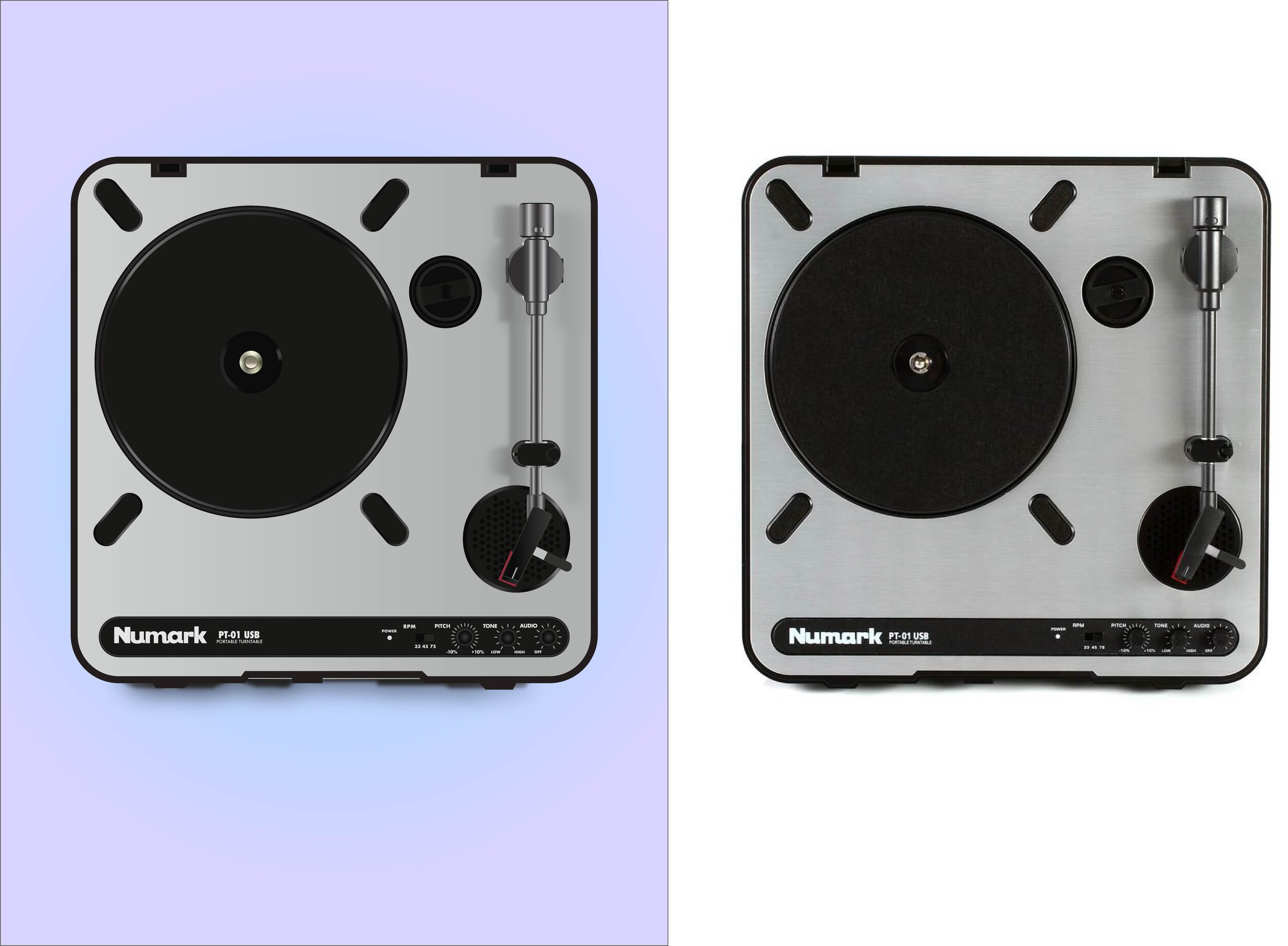  Recreating a turntable through Illustrator 