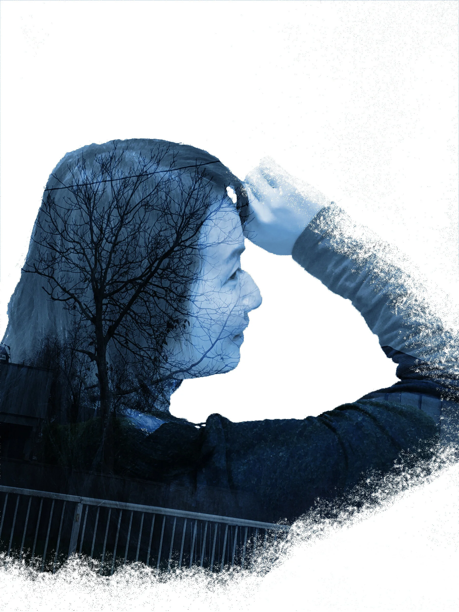  Double exposure through Photoshop 