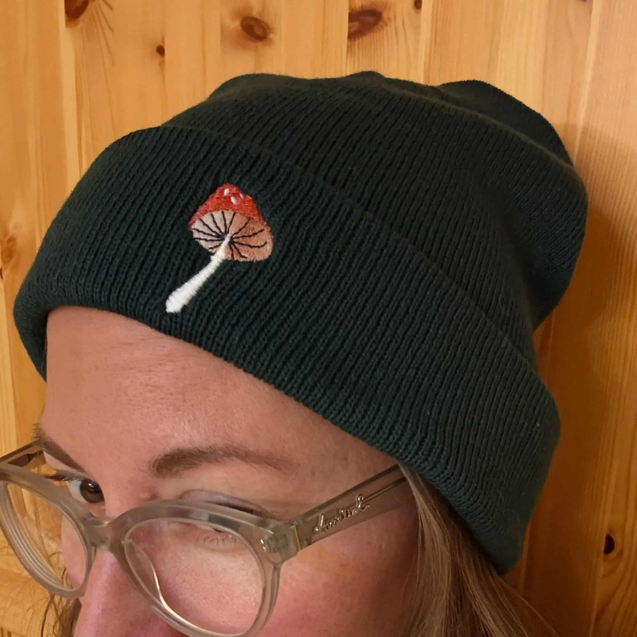Shroom: Embroidered Beanie