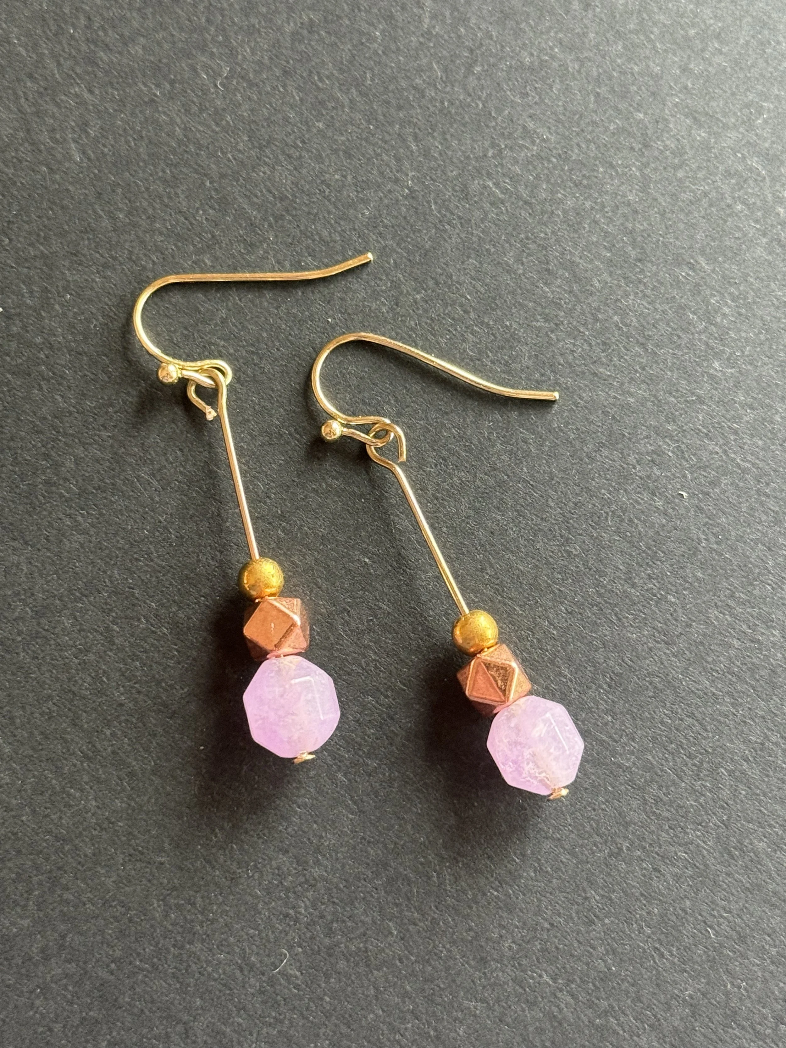 Amethyst Handmade Earrings