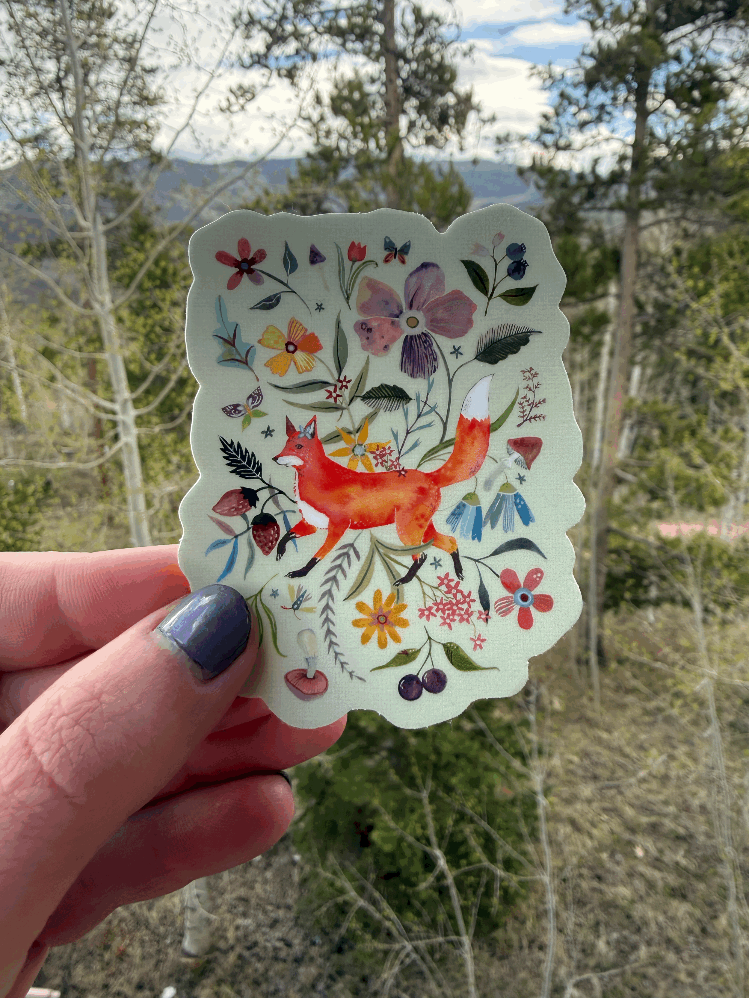 Forest Fox Sticker
