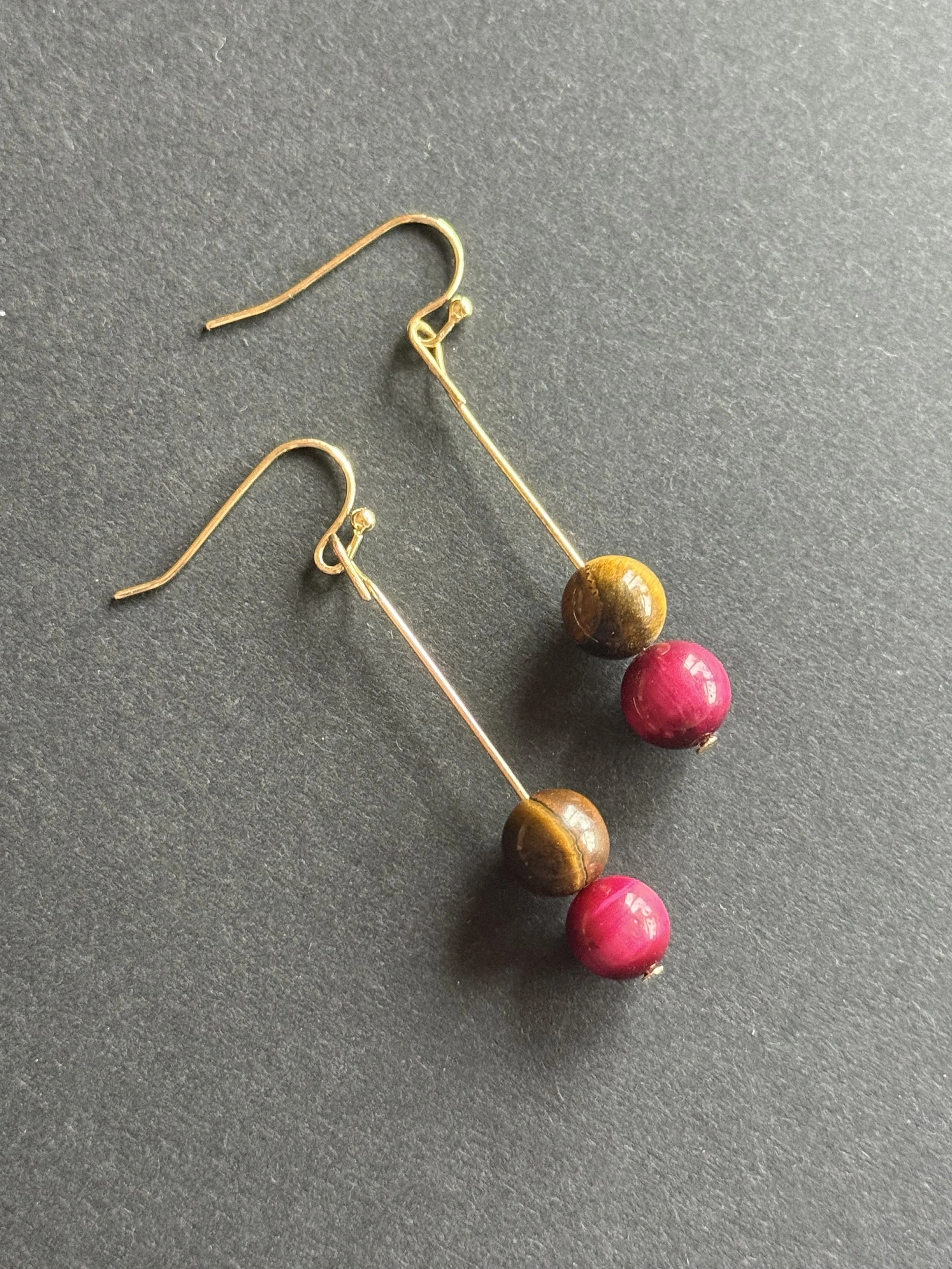 Tiger's Eye Handmade Earrings