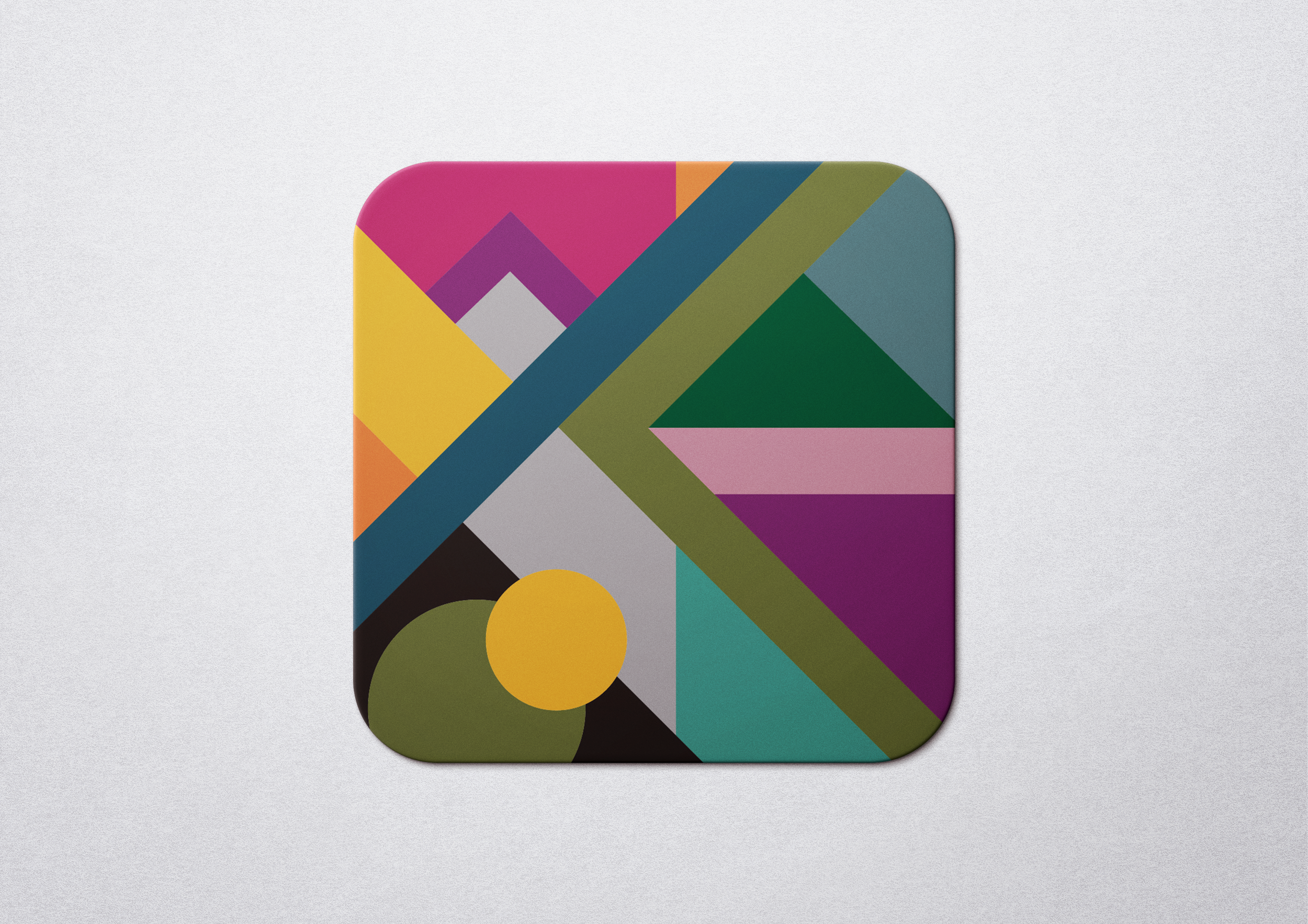 Cosmopolitan Geometric Coasters