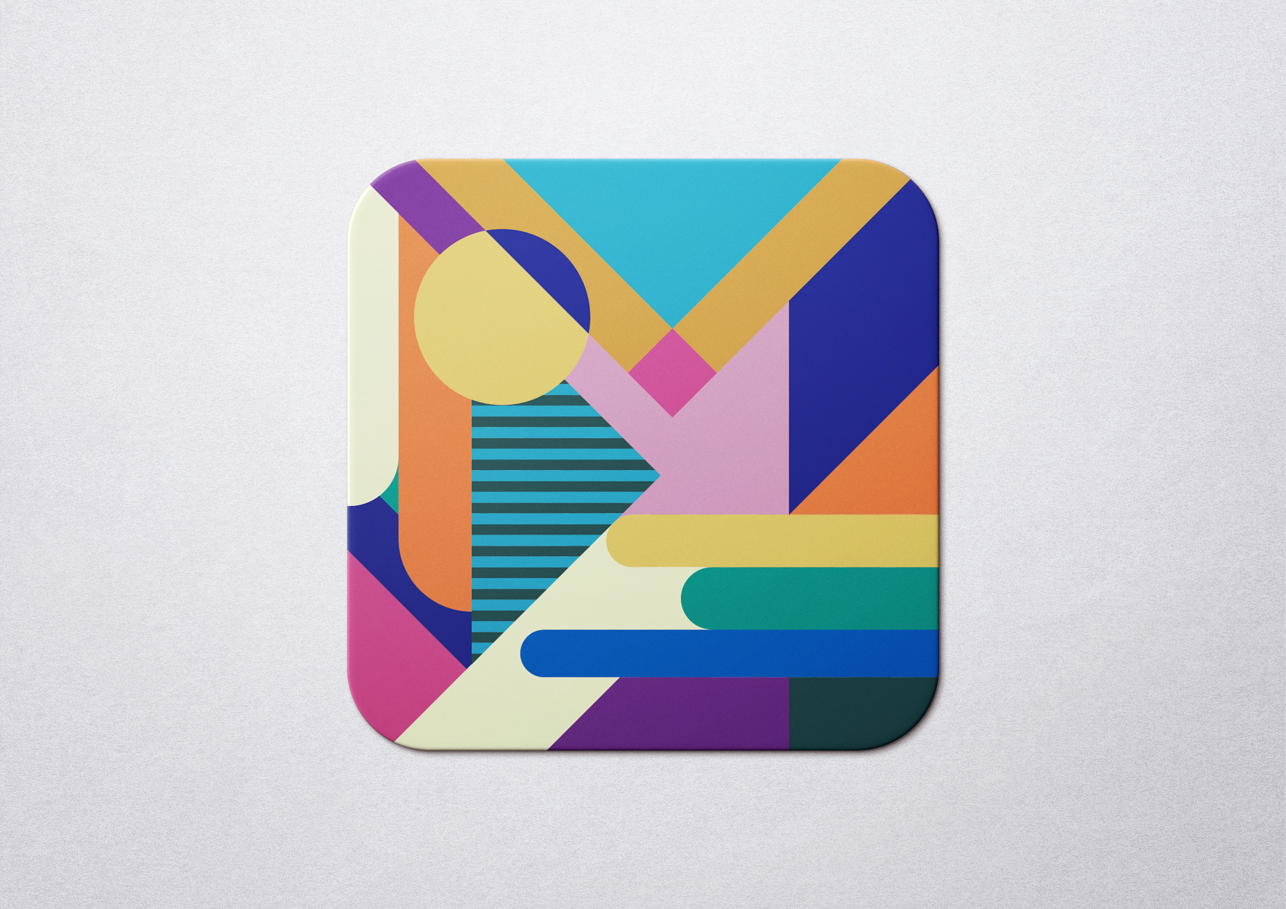 Theophany Geometric Coasters