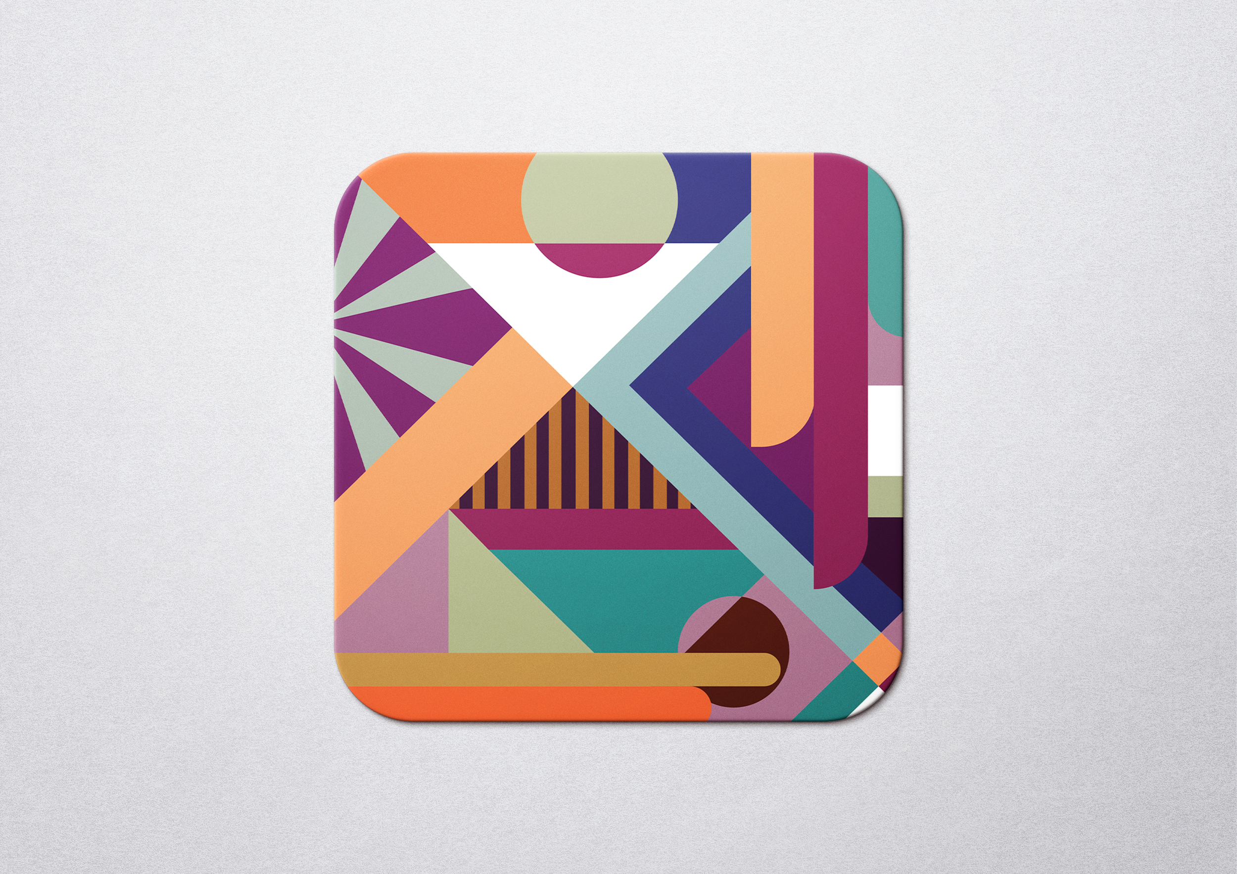 Noah geometric coasters