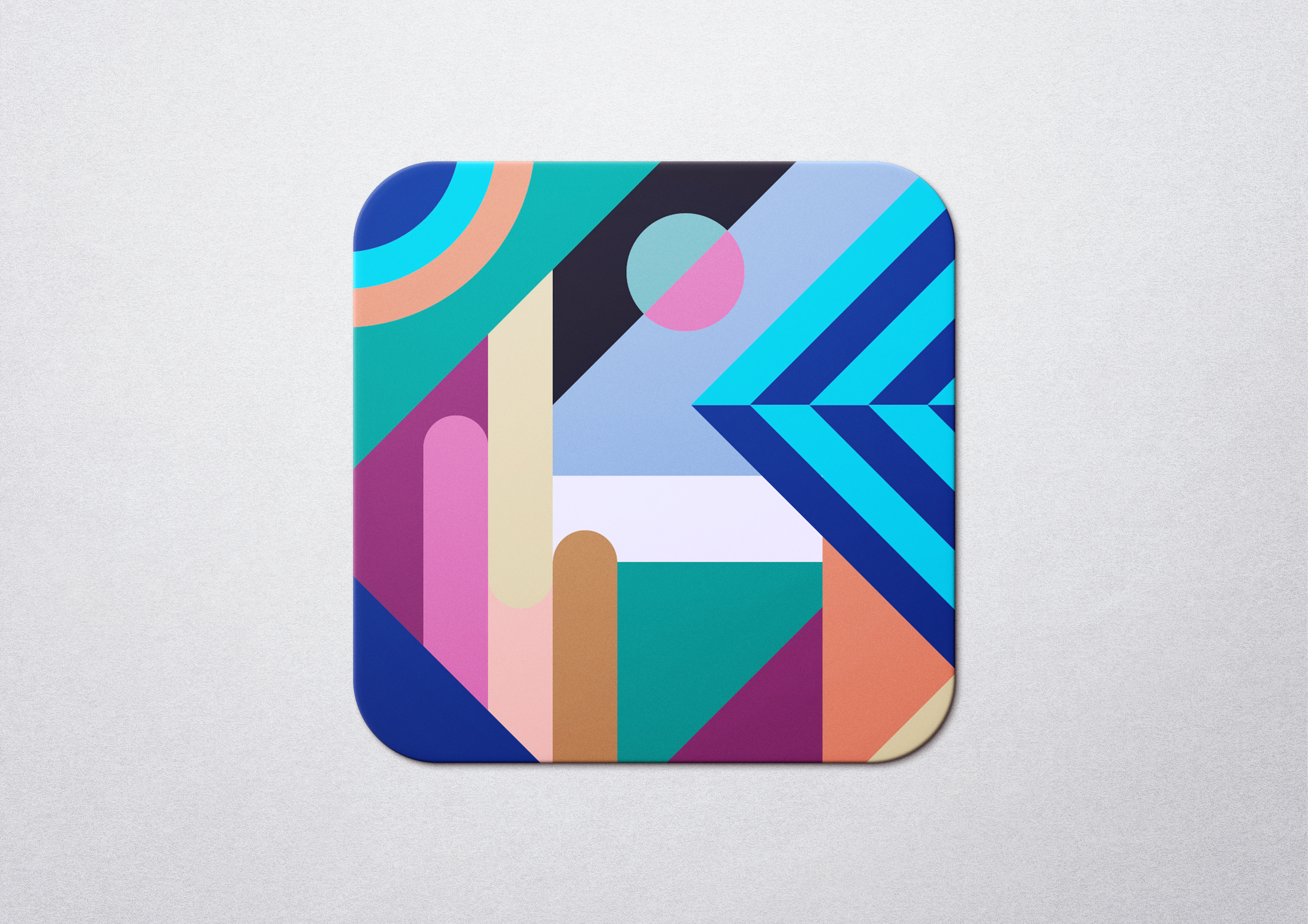 Pre-eminence Geometric Coasters