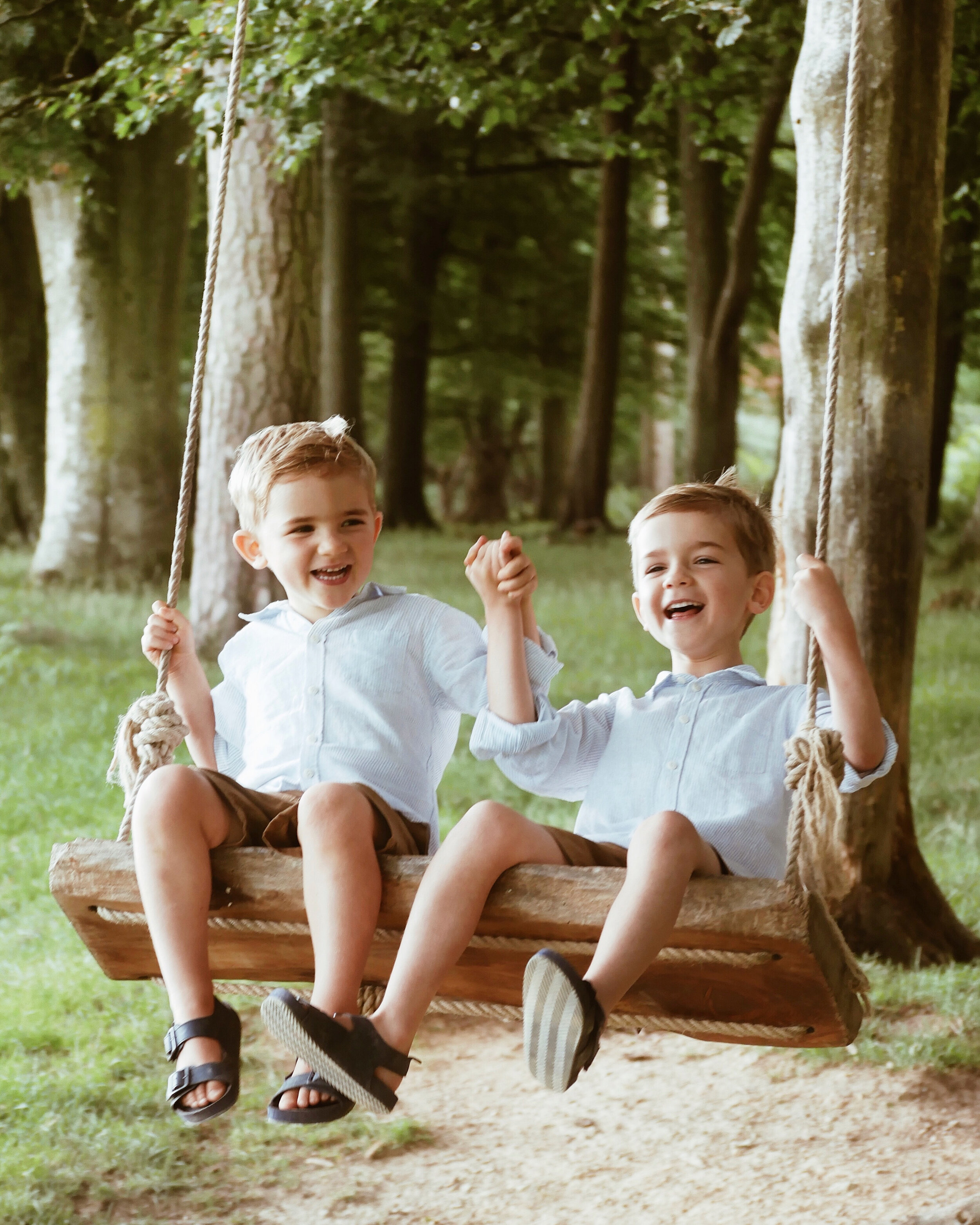 Boy on Swing