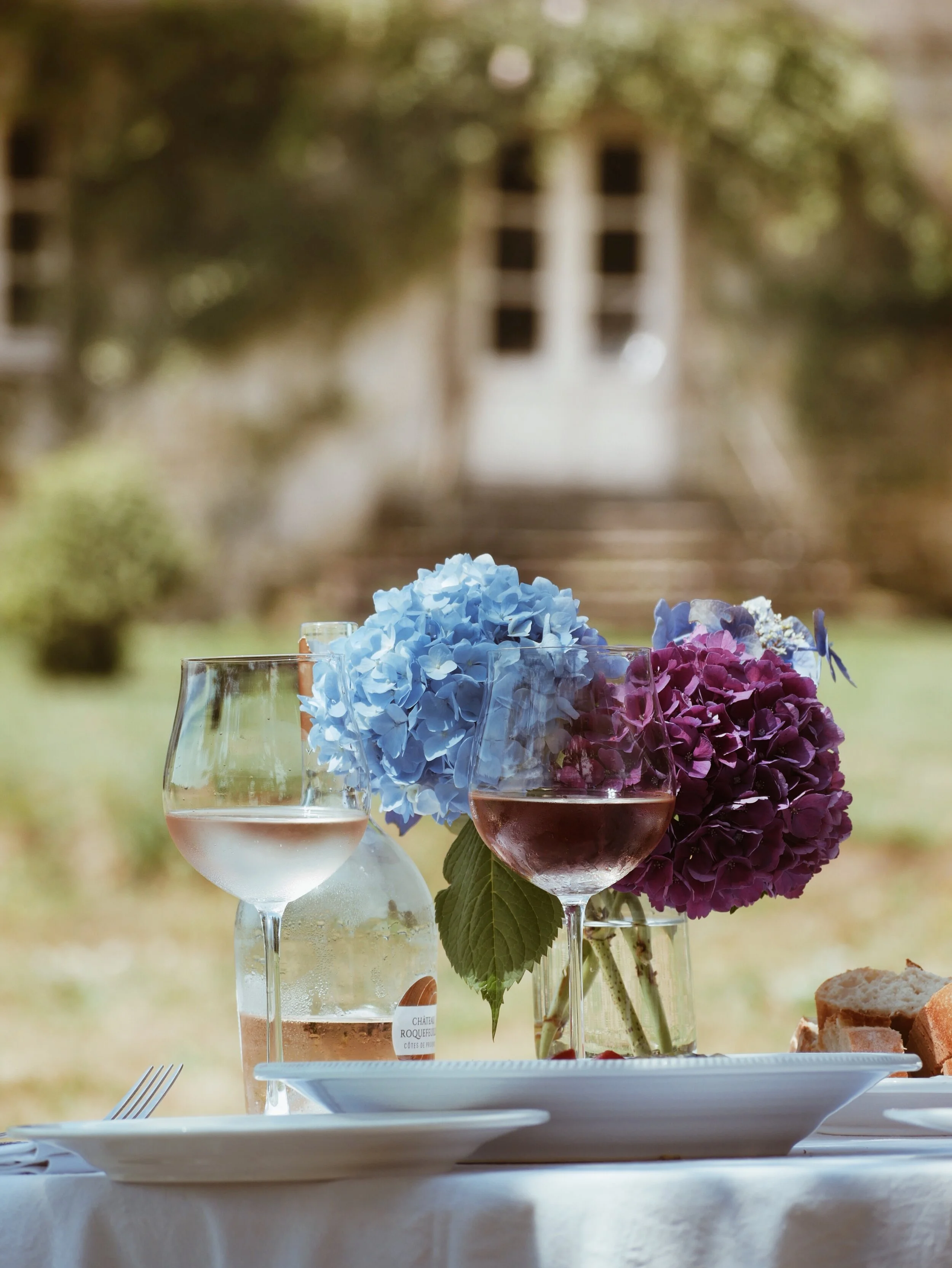 Wine &amp; Flowers