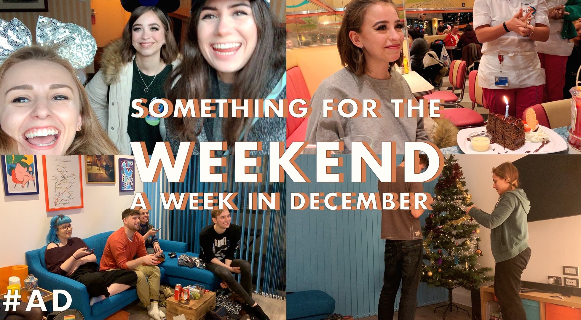 Girls Trip to Disney & Christmas Games Day! | Hannah Witton | AD