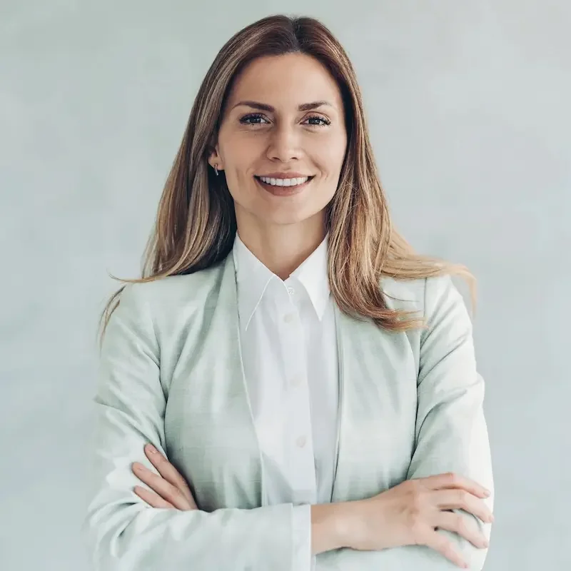 front desk attendant woman