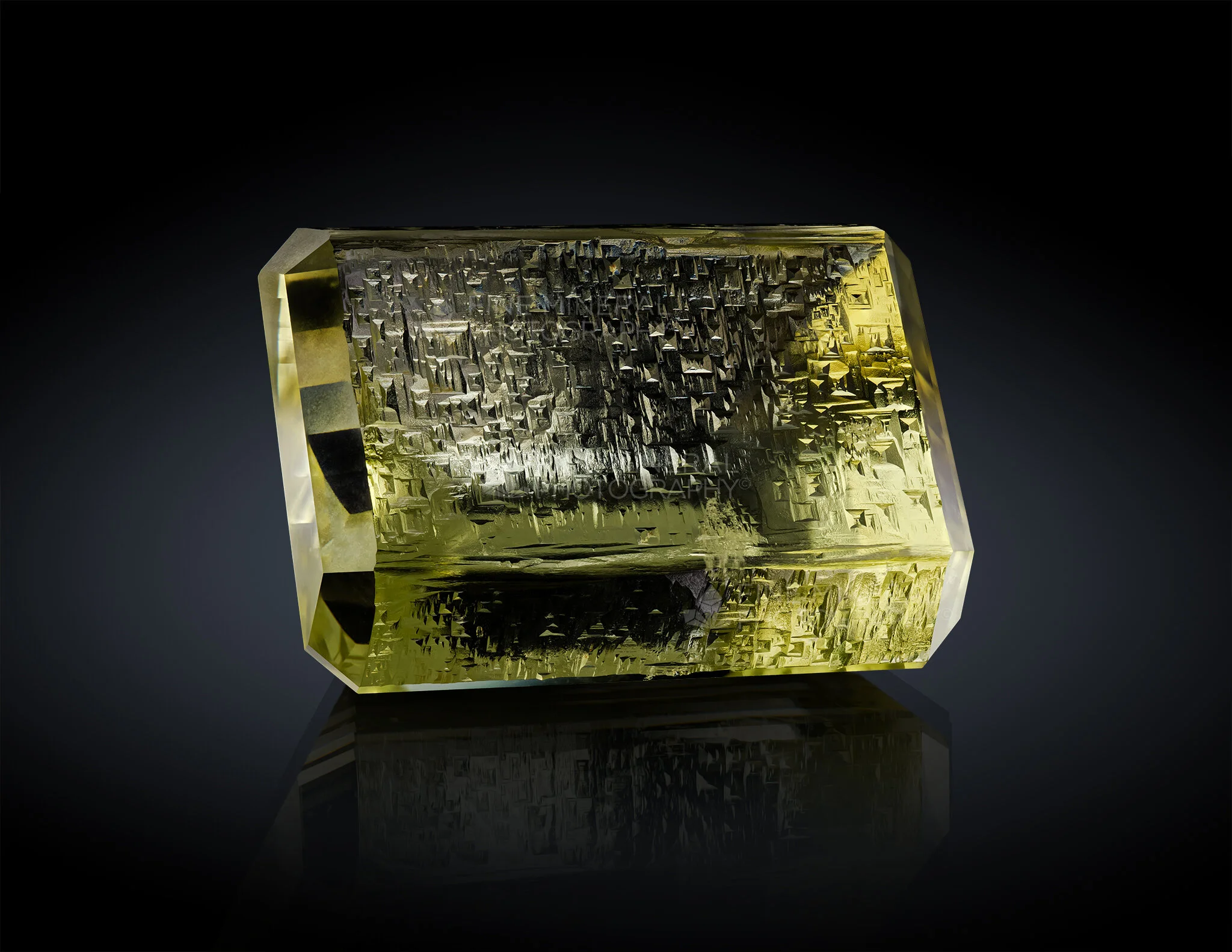 Heliodor (partly cut) from Volodarsk -Volinskiy, Ukraine. ct (Konstantin Buchlovich Collection)