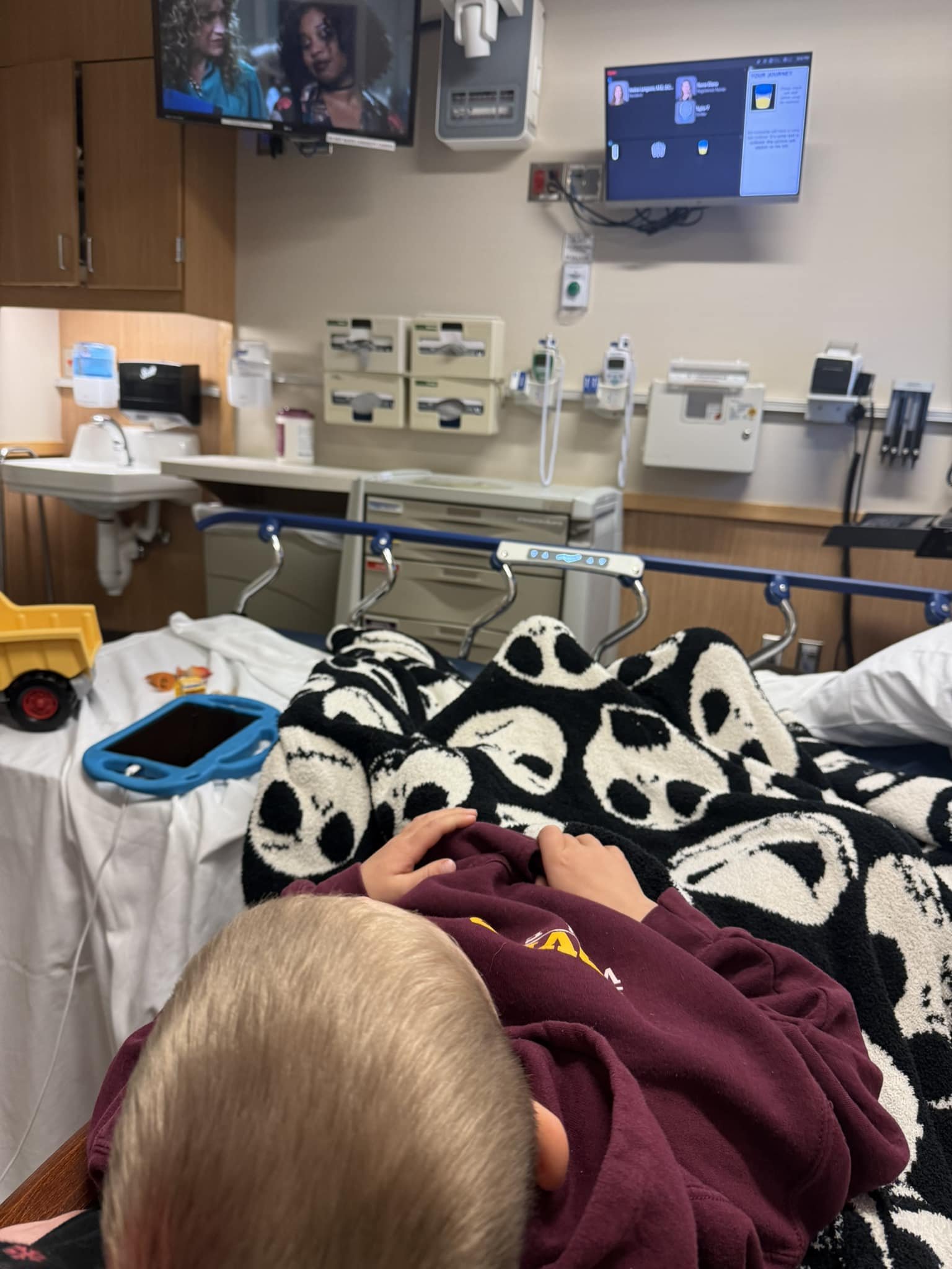We could use some extra prayers for poor little Connor. He&rsquo;s been battling chronic intussusception since he was a baby and has been through so many procedures and medicines. We thought he was done with the chapter but we have reopened with some