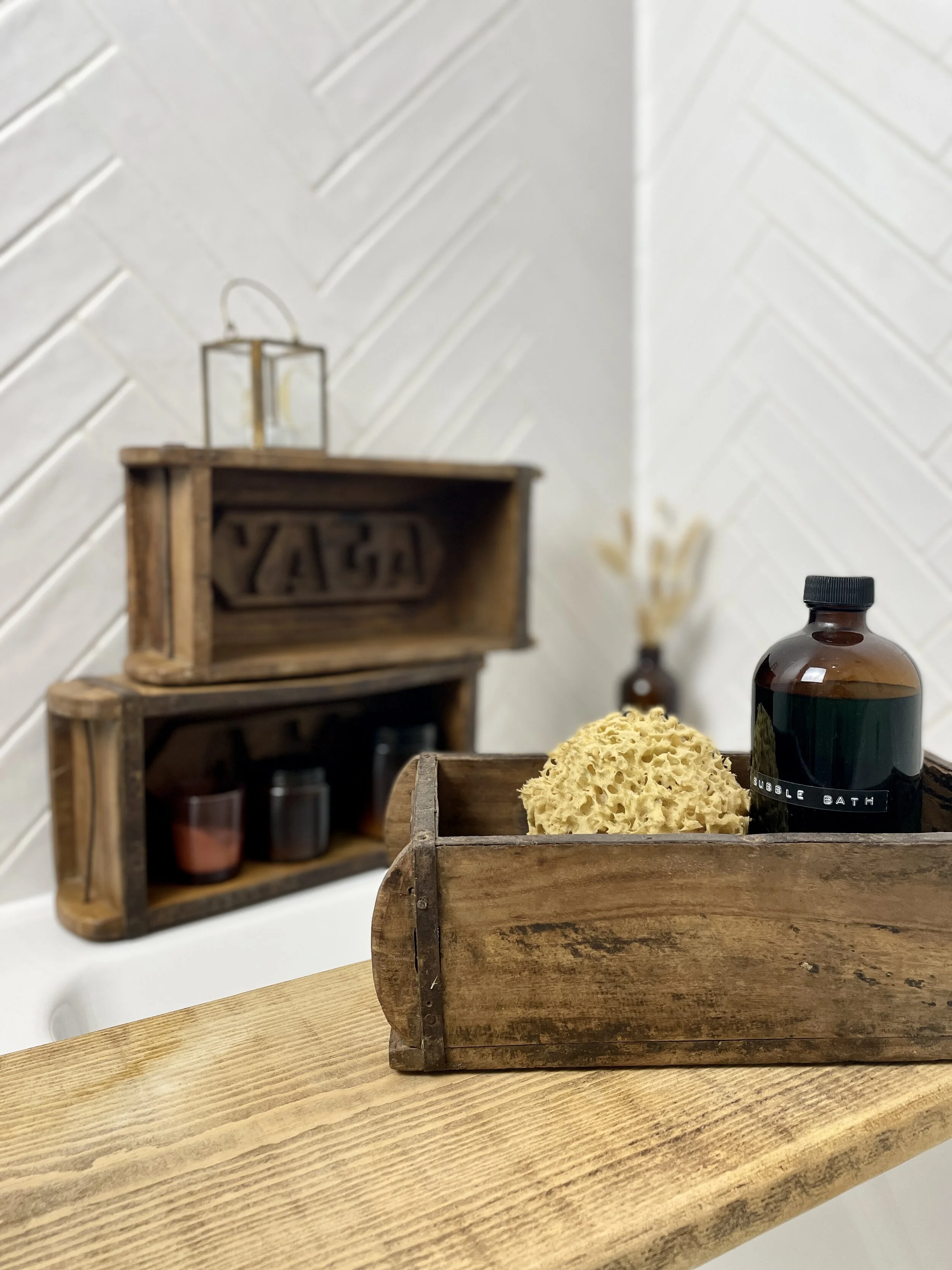 ev home rustic wooden box
