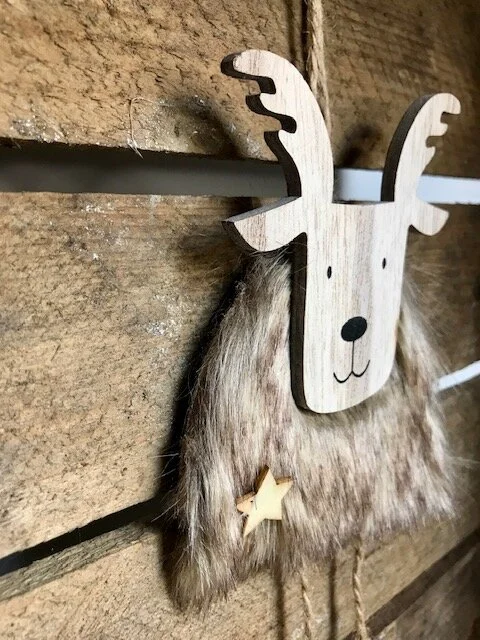 rustic reindeer christmas decoration