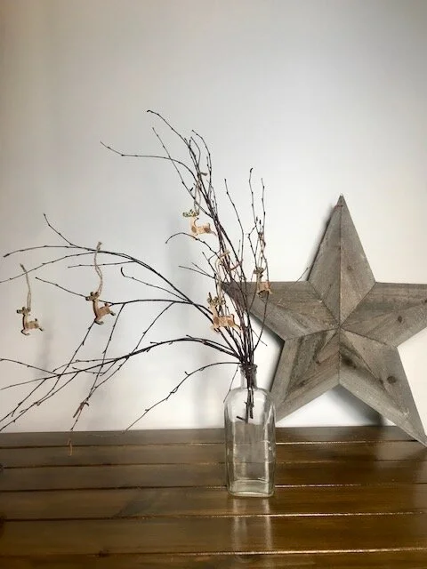 ev home wooden hanging reindeer