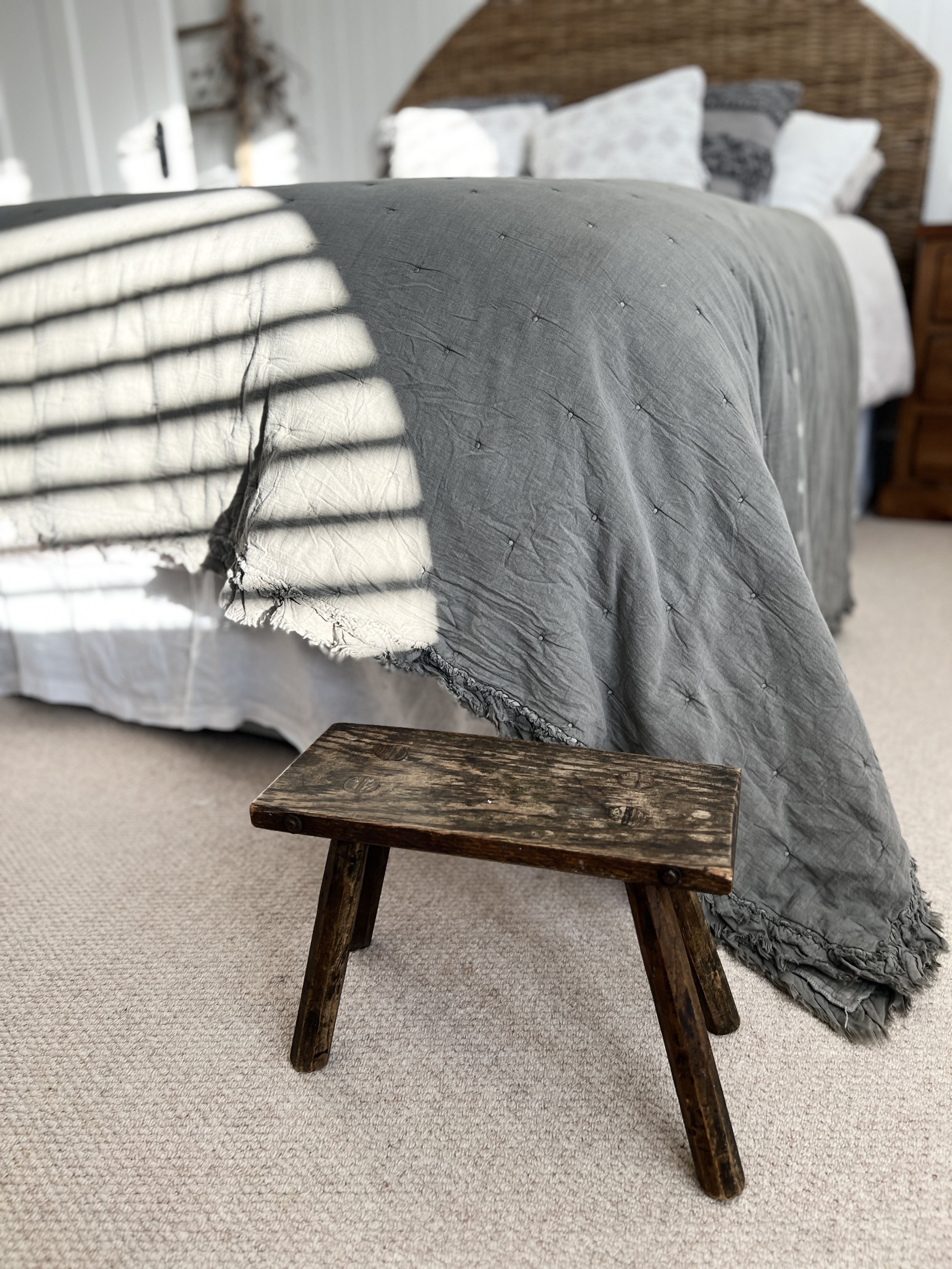 Victorian Rustic Wooden Stool