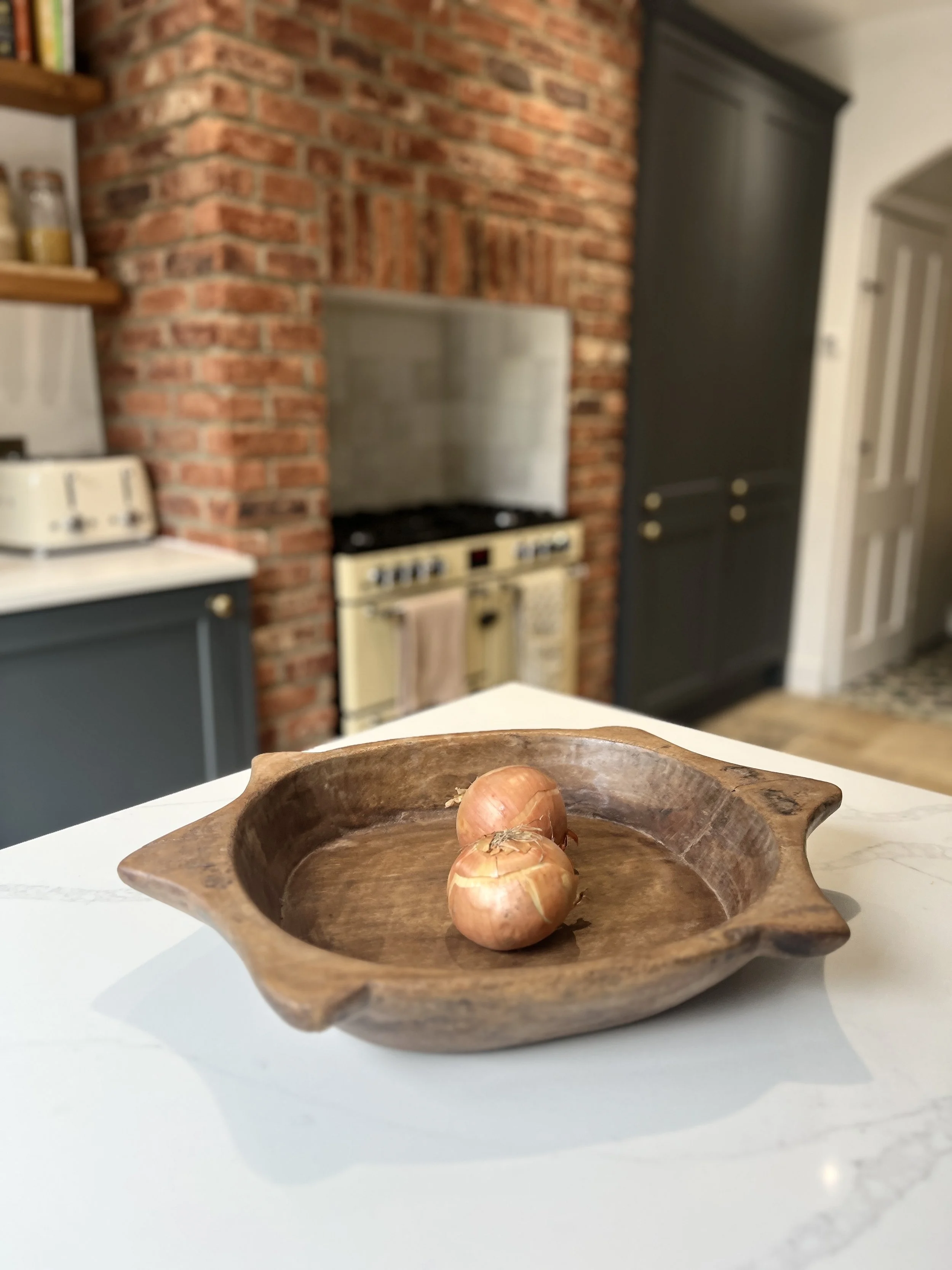 Antique Indian Parat Dough Bowl