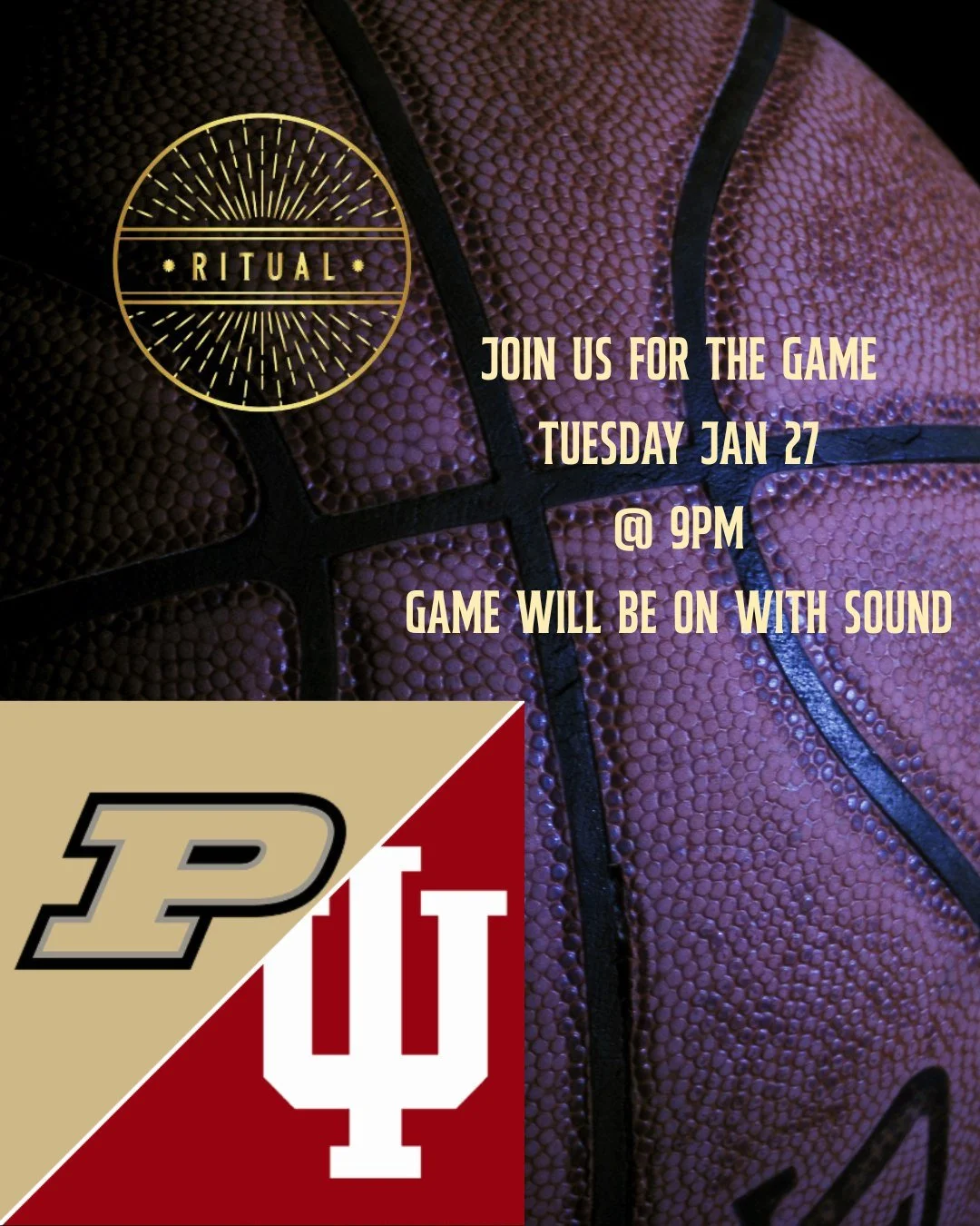 Join us tomorrow night to watch the Boilers take on I.U. down in Bloomington. Tip off is at 9pm, game will be on with sound!