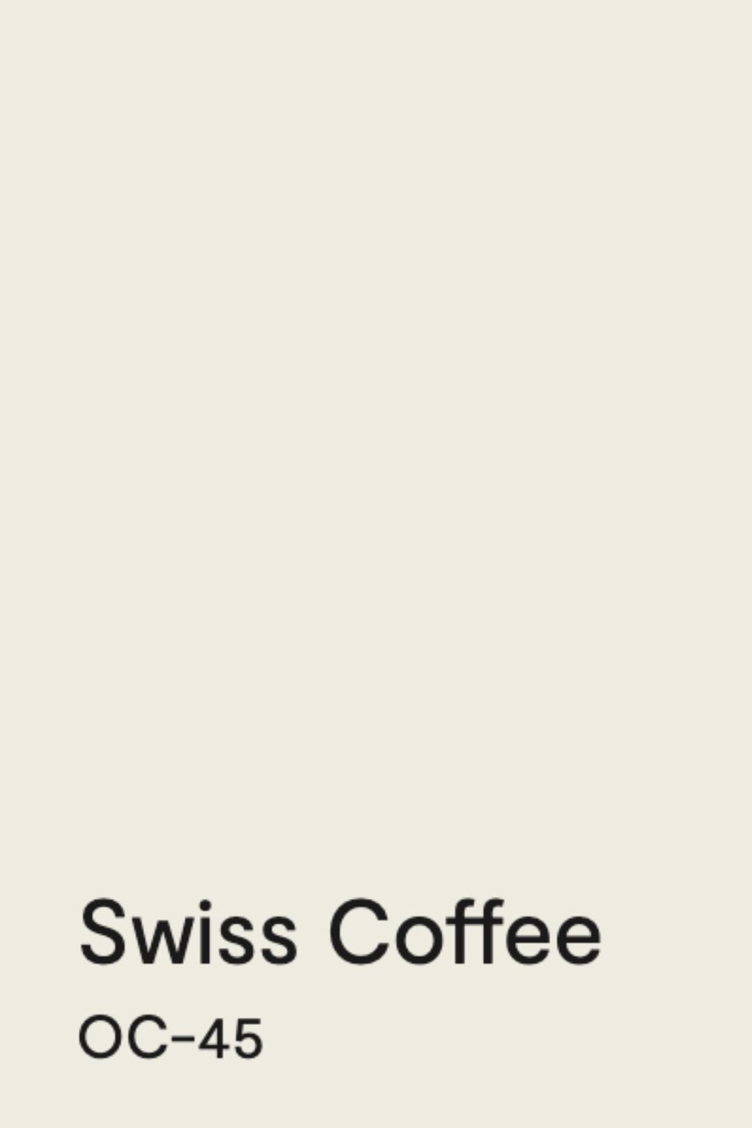 Benjamin Moore Swiss Coffee