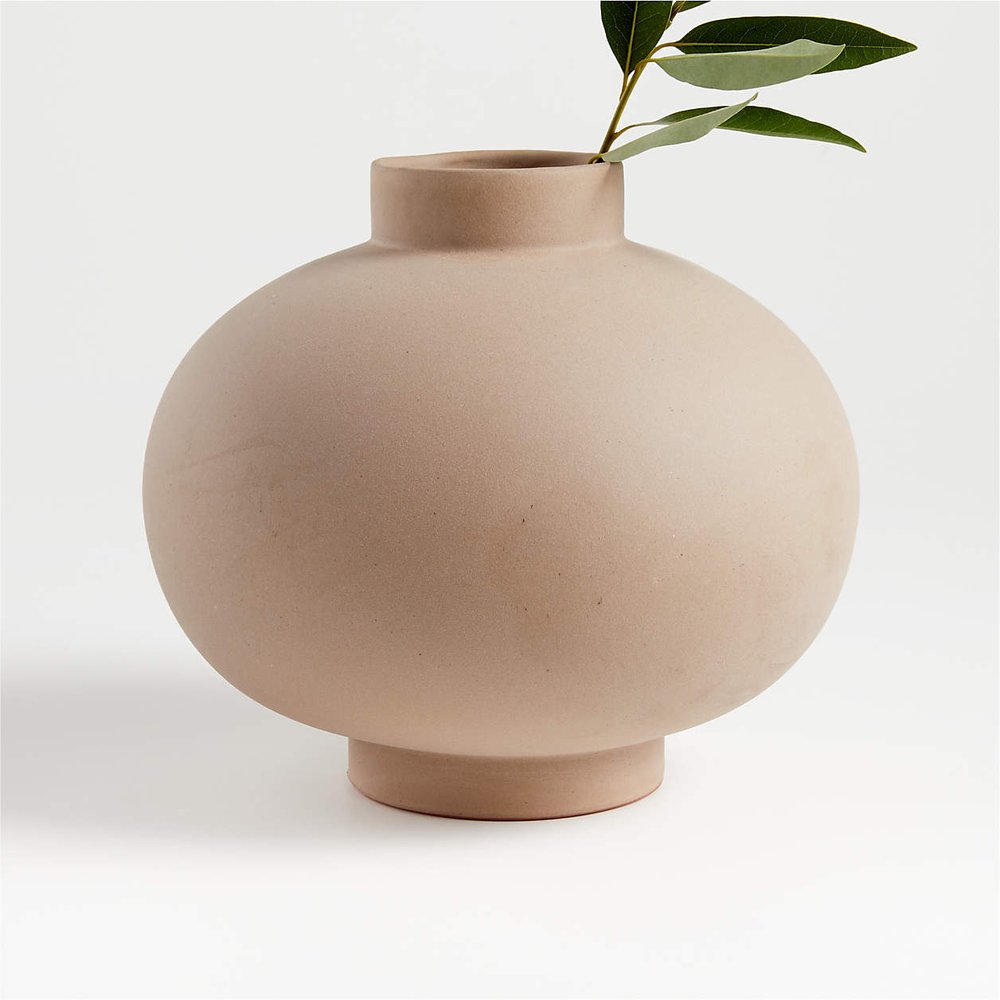 Full Moon Clay Vase by Leanne Ford