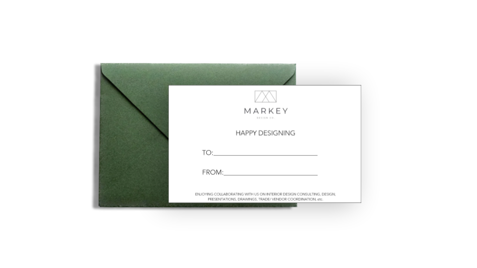 Markey Design Gift Card