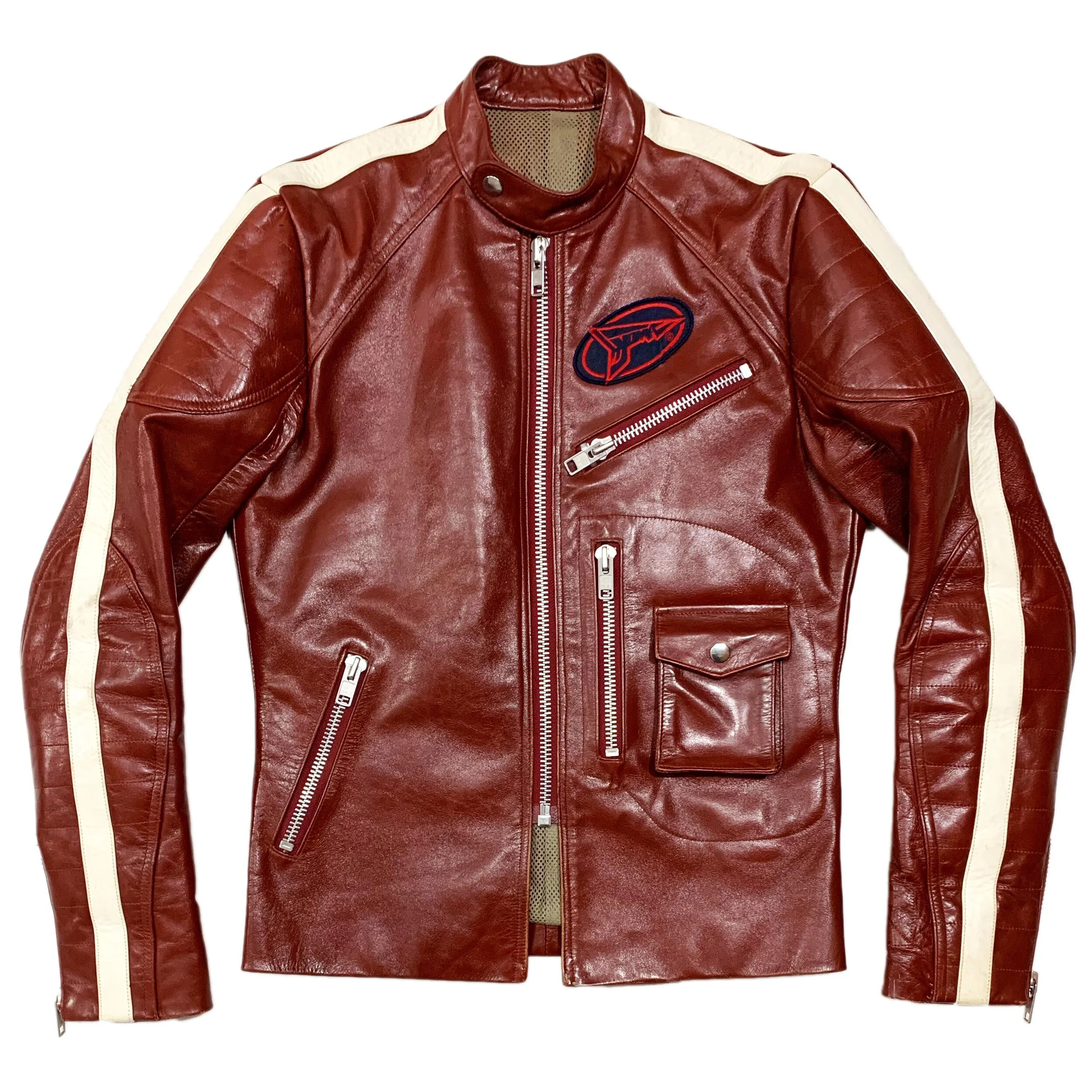 HYOMA Leather Biker Jacket