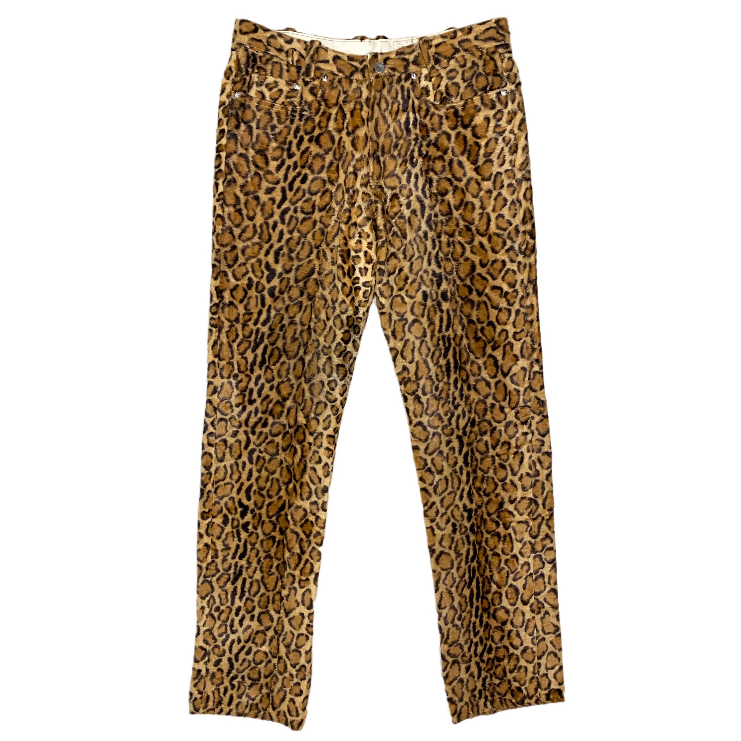 Leopard Fur Pants