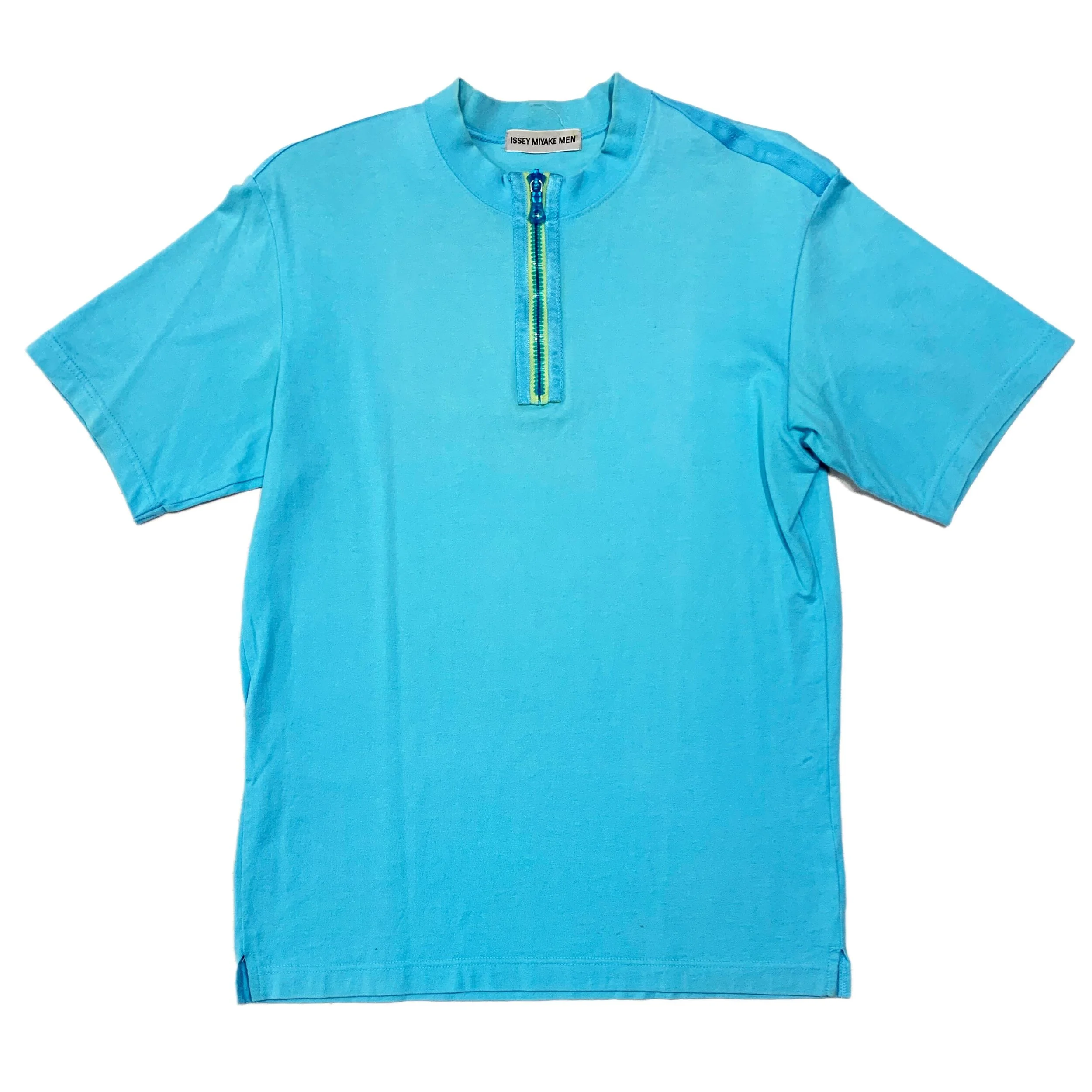 Cotton Polo with Custom Riri Zipper — My Clothing Archive