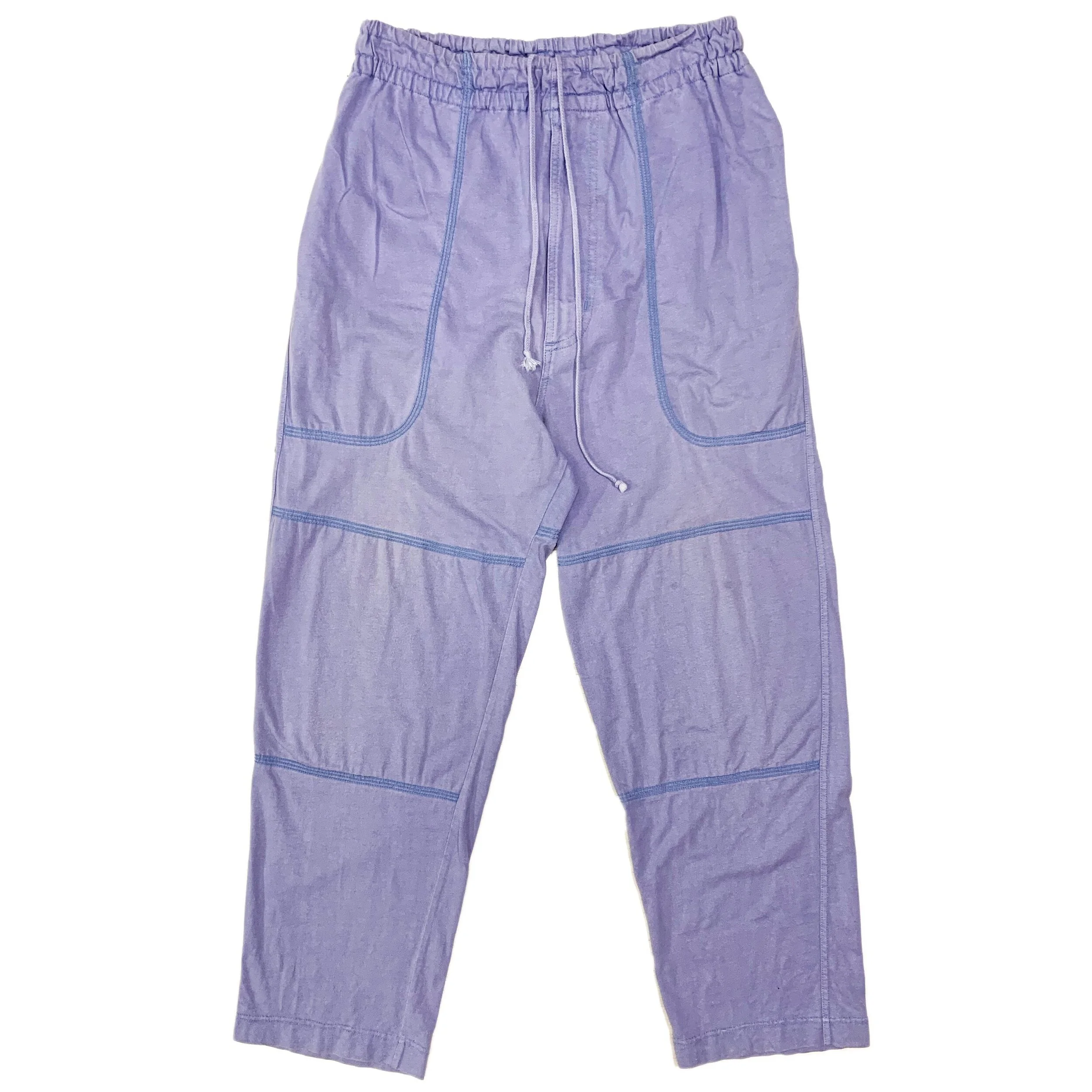 Stitched Pants with Elastic Waistband